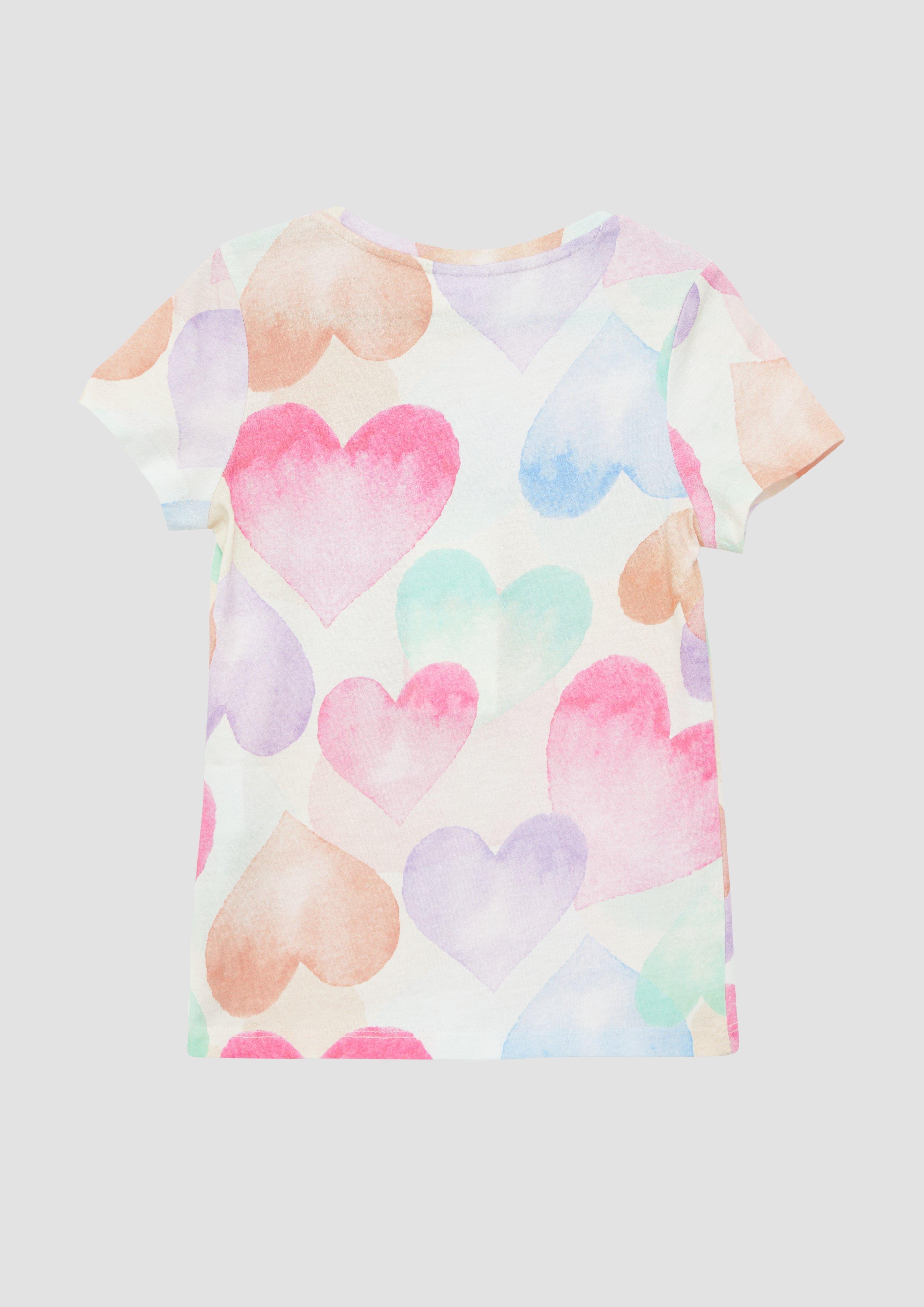 T-Shirt in 03A5 & 01D1