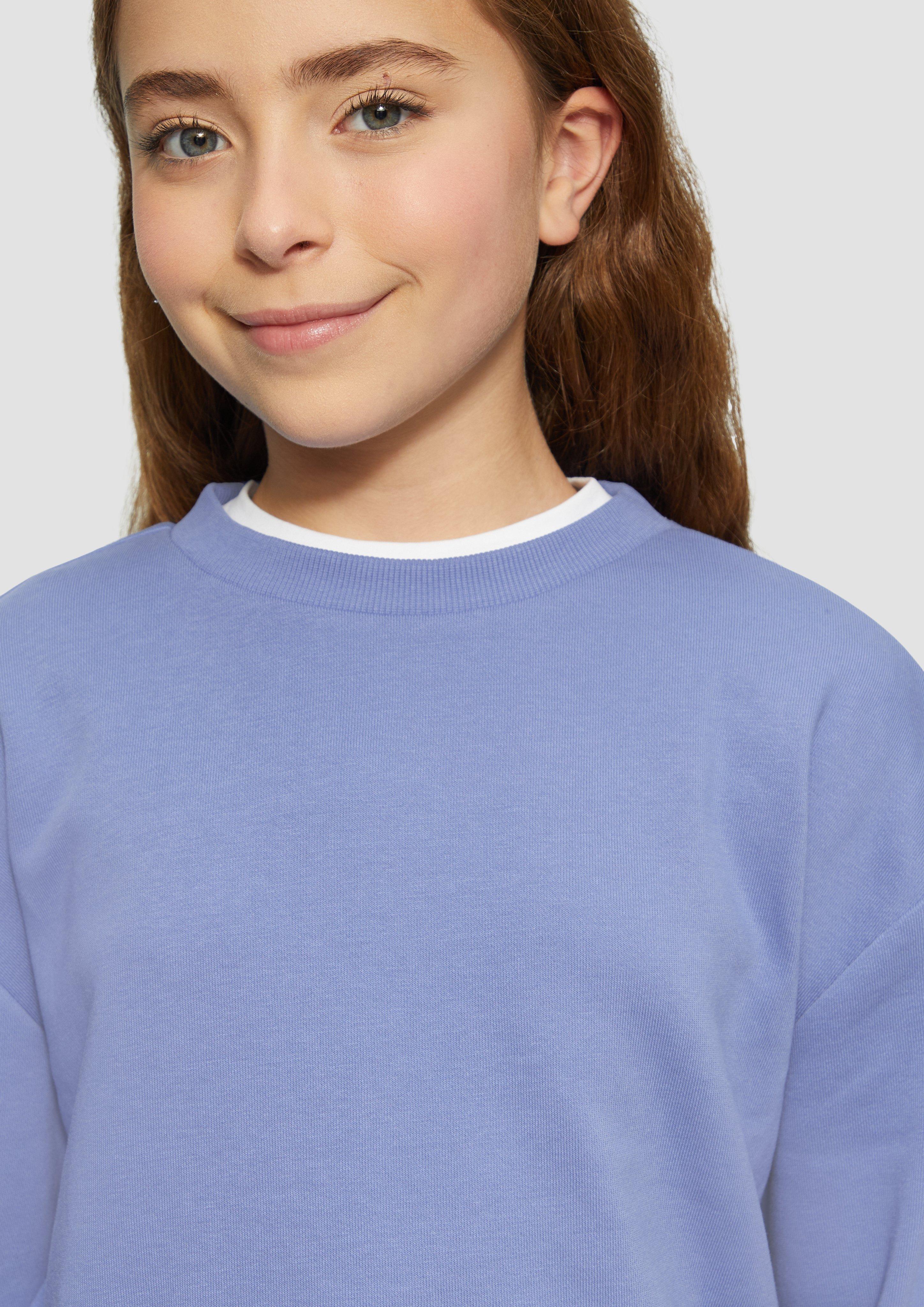 Sweatshirt in 5364 & 0100