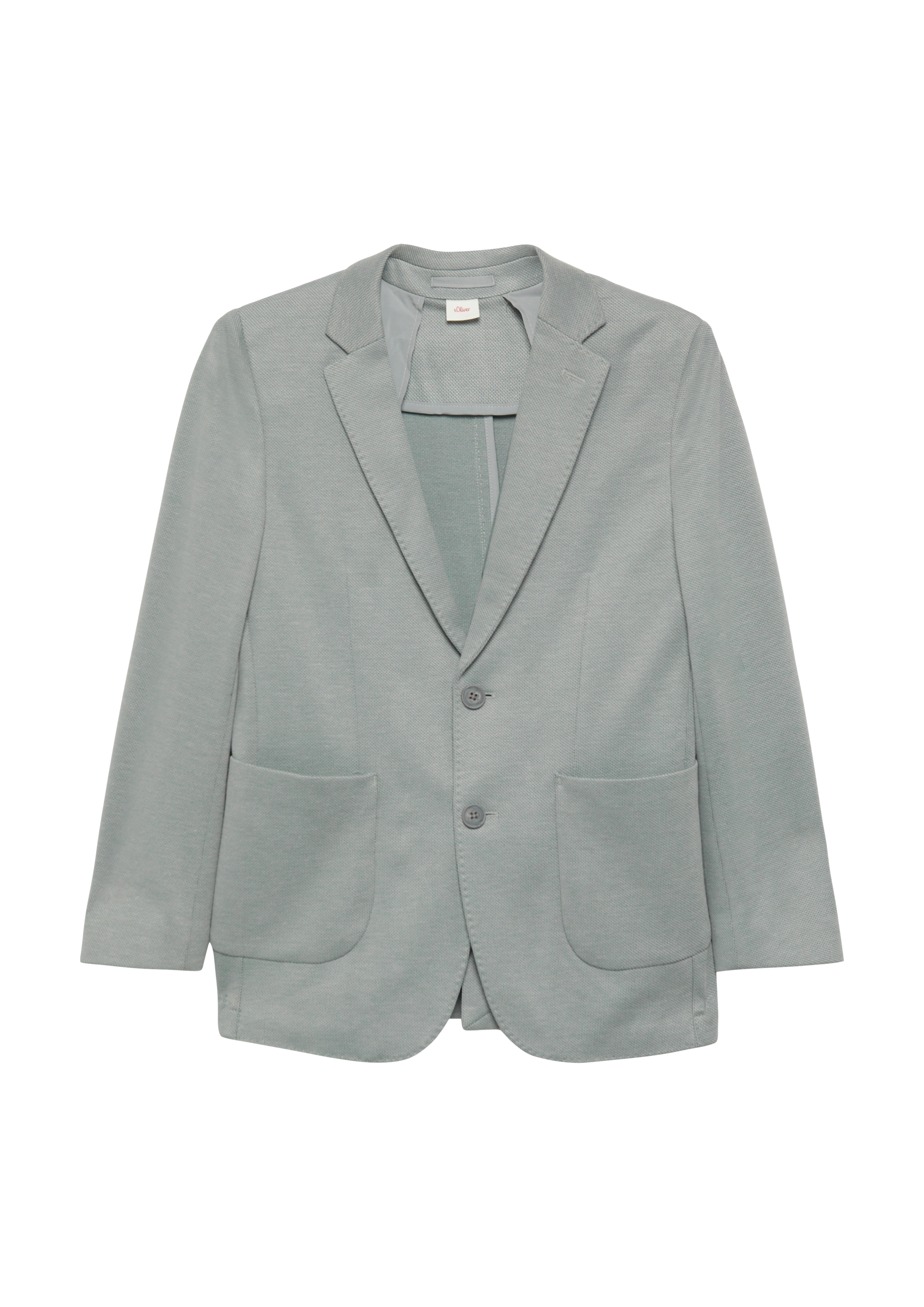 s.Oliver - Festliches Sakko mit aufgesetzten Taschen, Jungen, grau