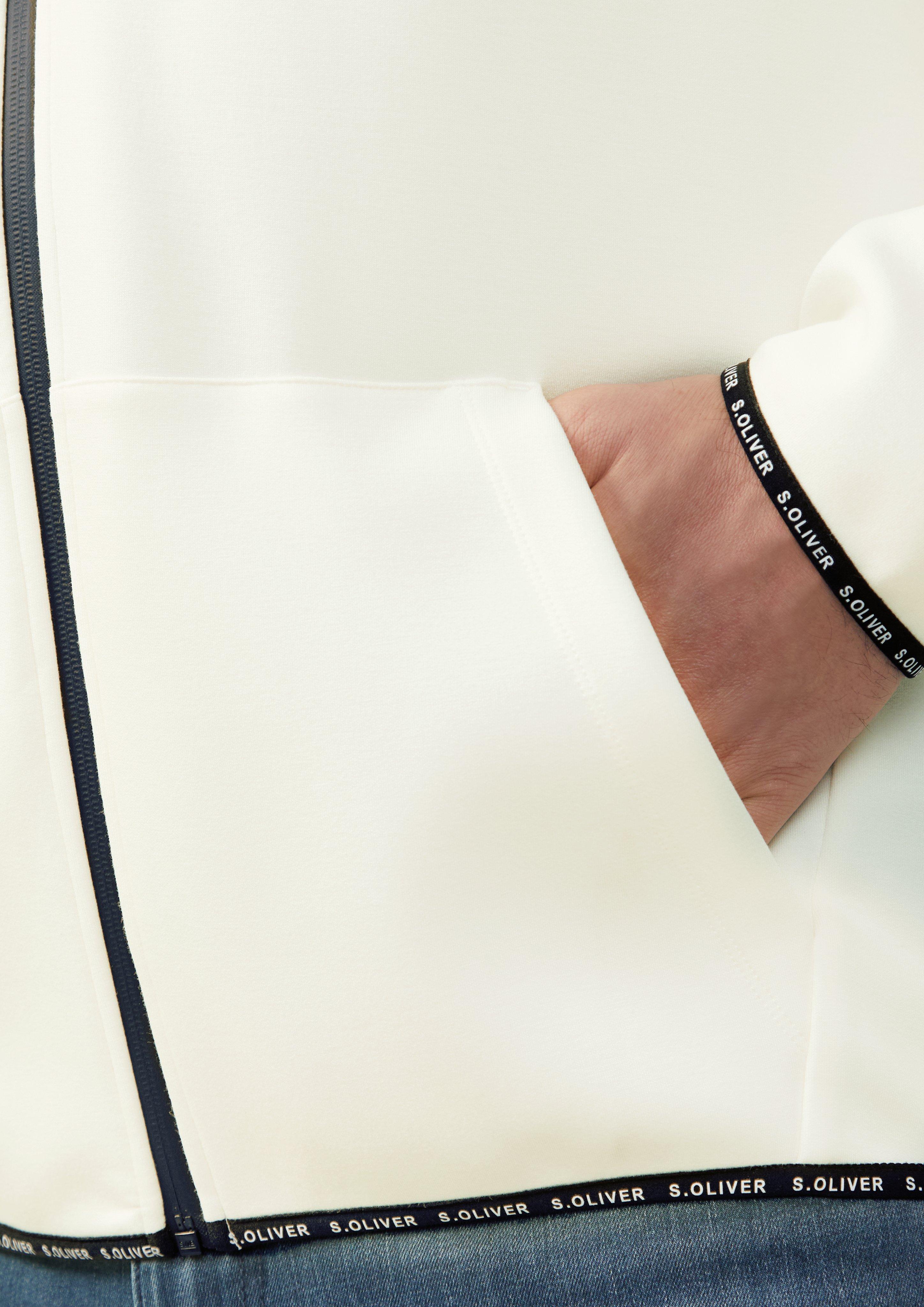 Sweatshirt jacket in 0120