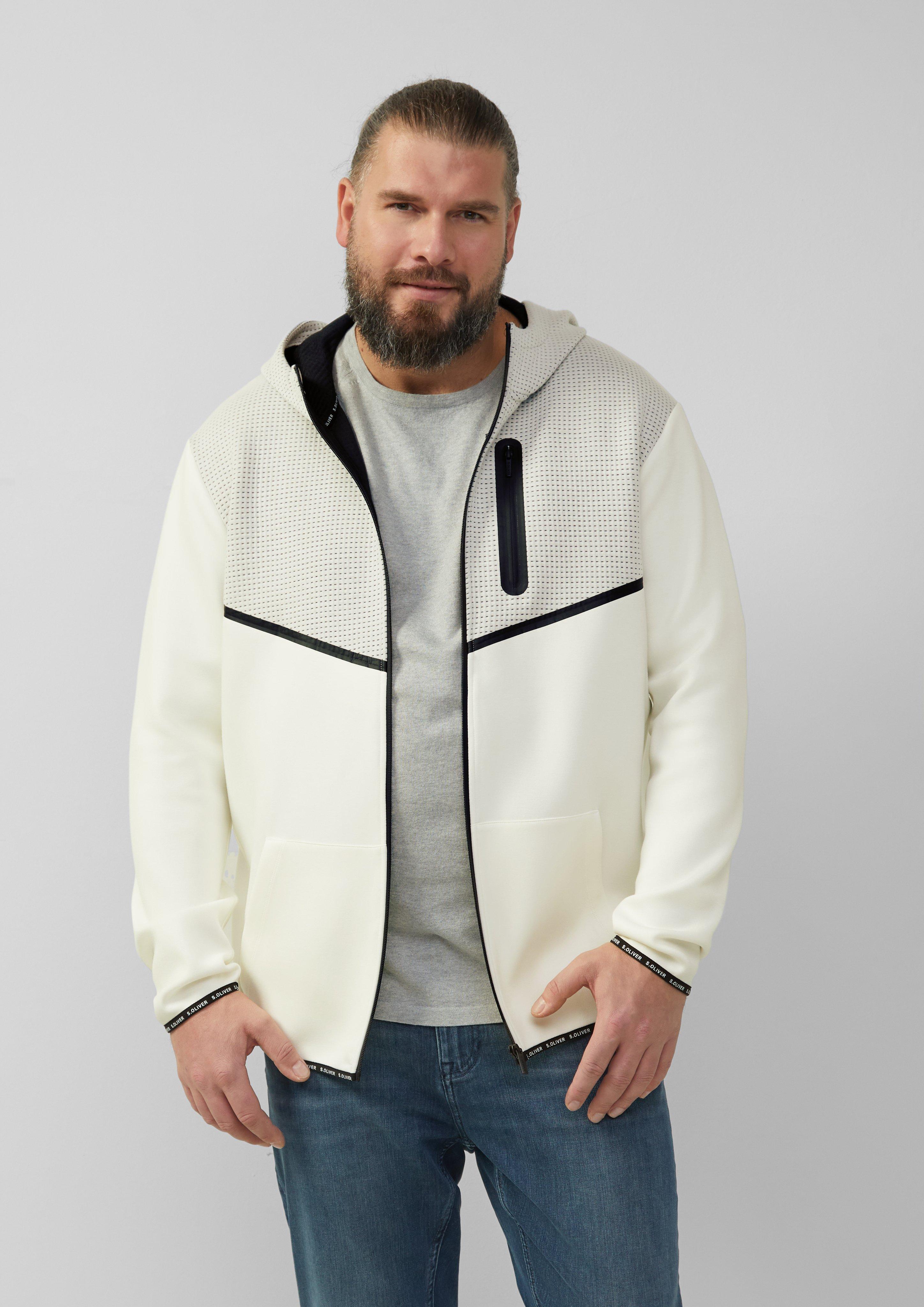 Sweatshirt jacket in 0120