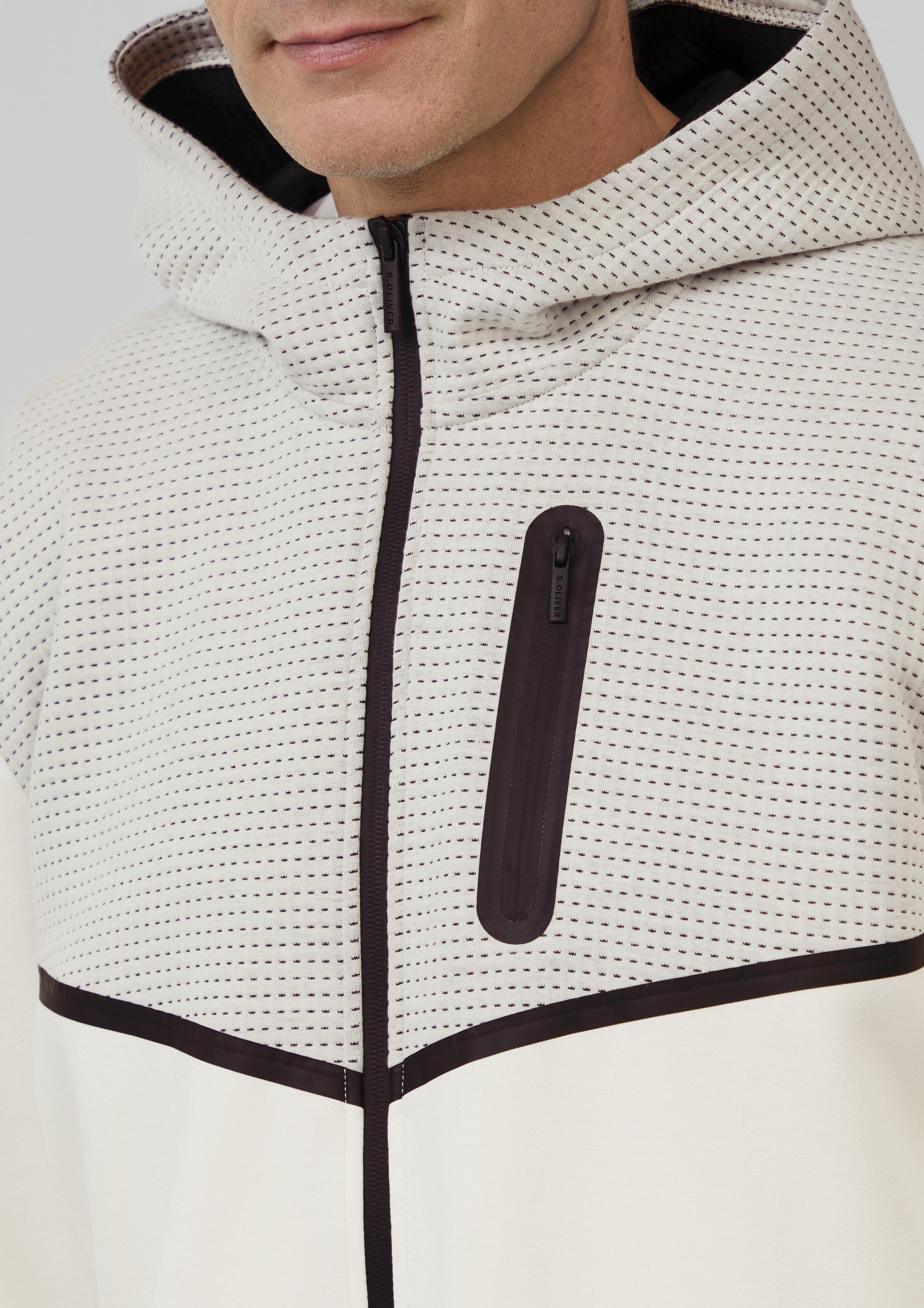 Sweatshirt jas in 0120