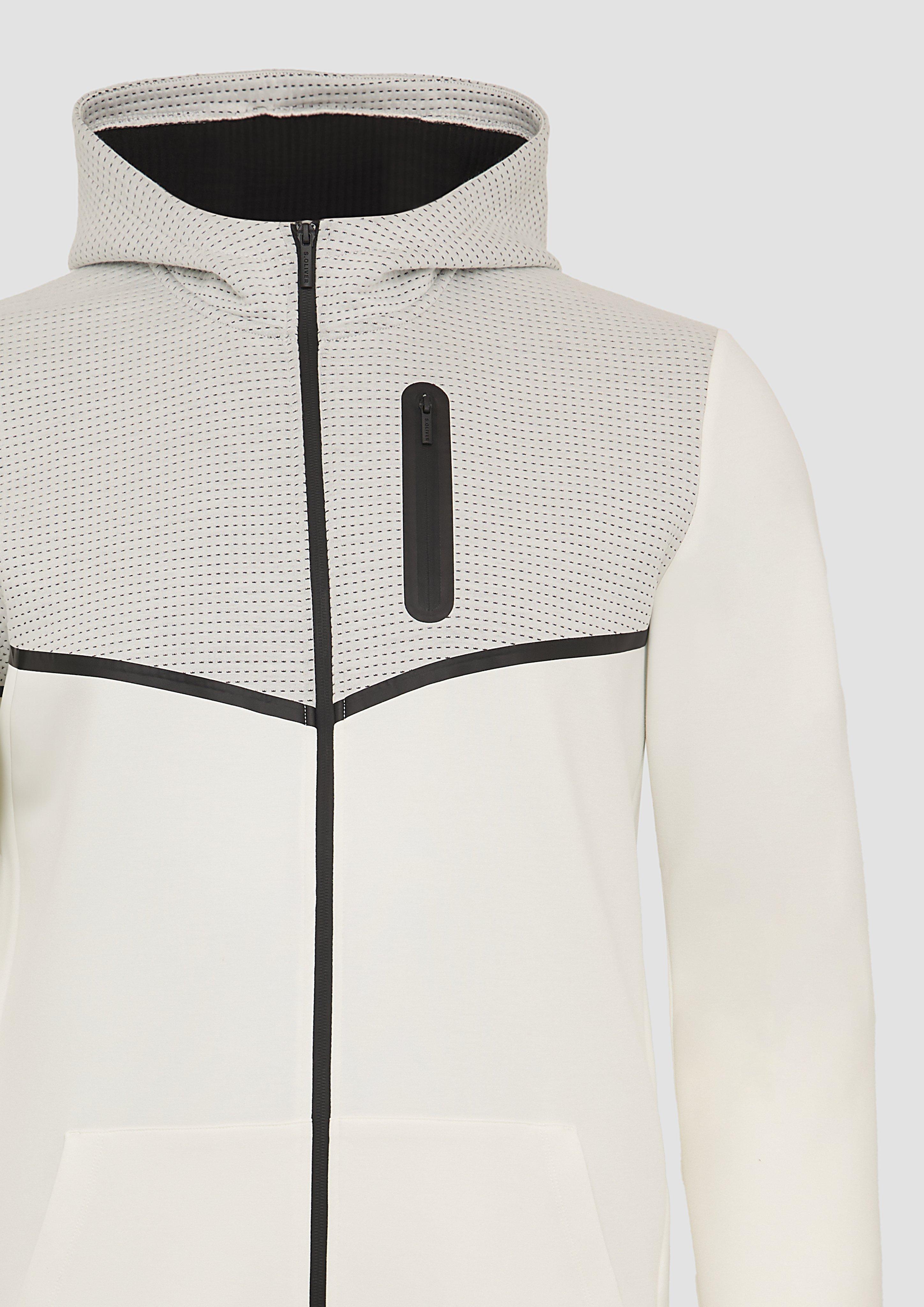 Sweatshirt jas in 0120