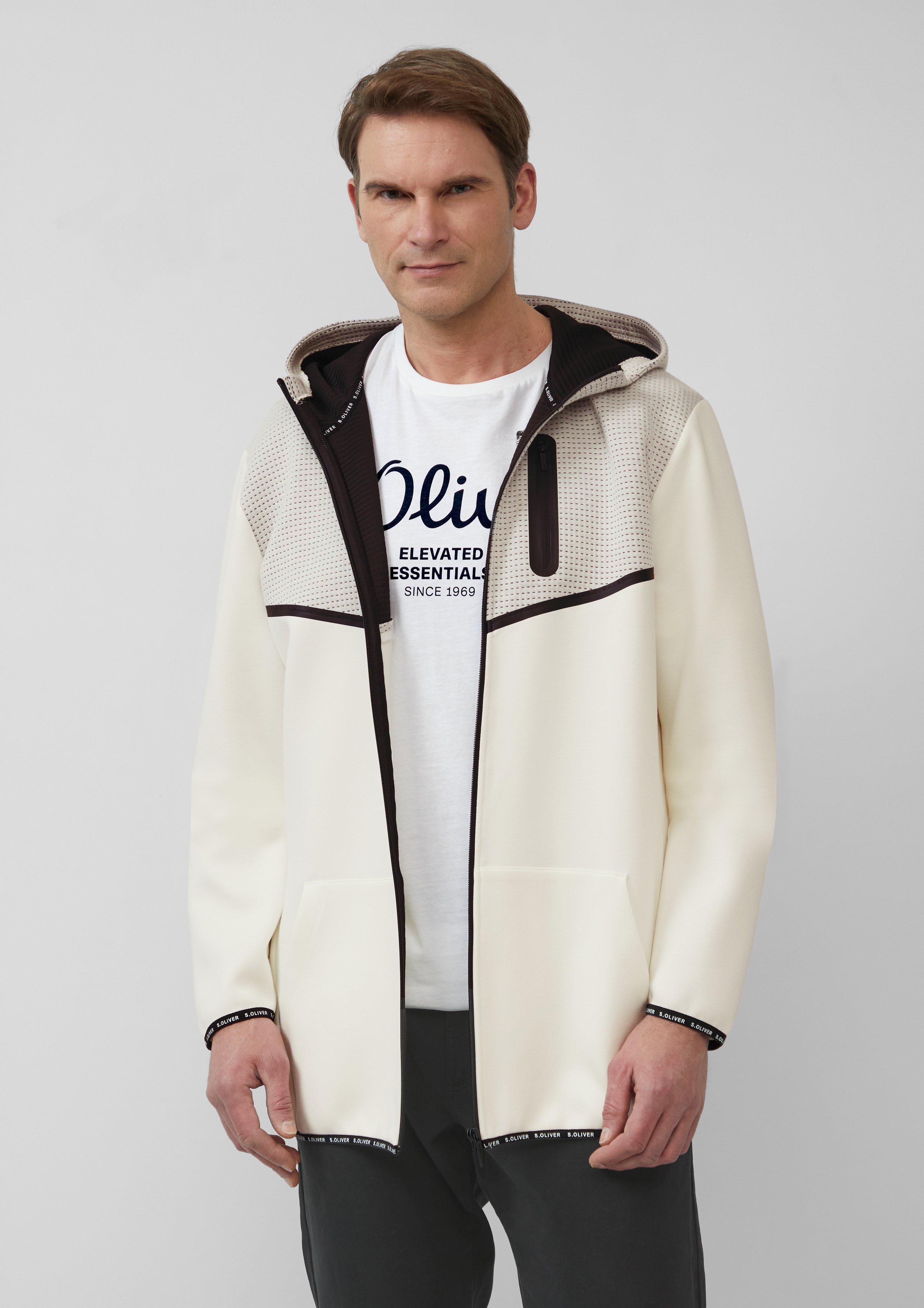 Sweatshirt jas in 0120