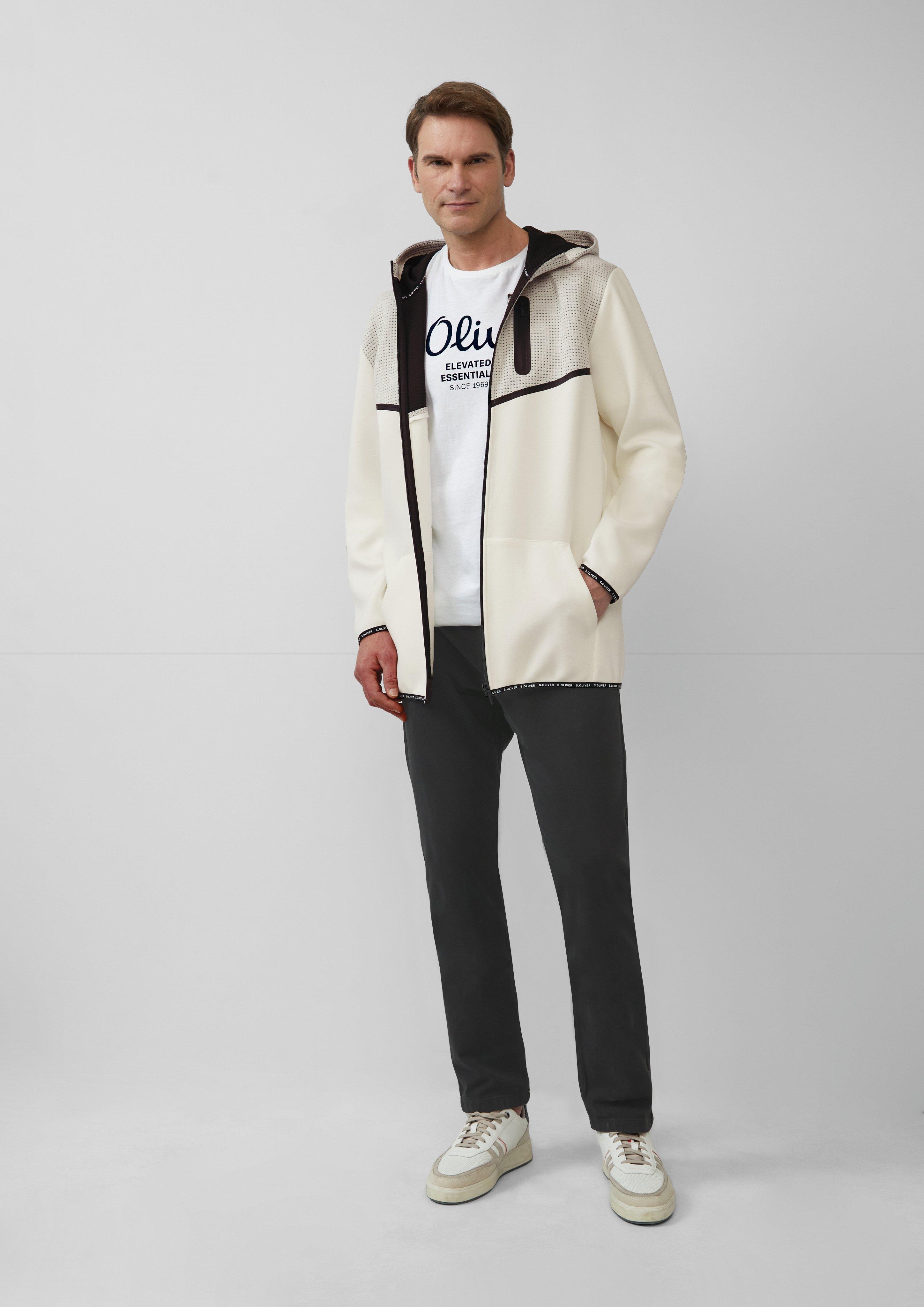 Sweatshirt jas in 0120