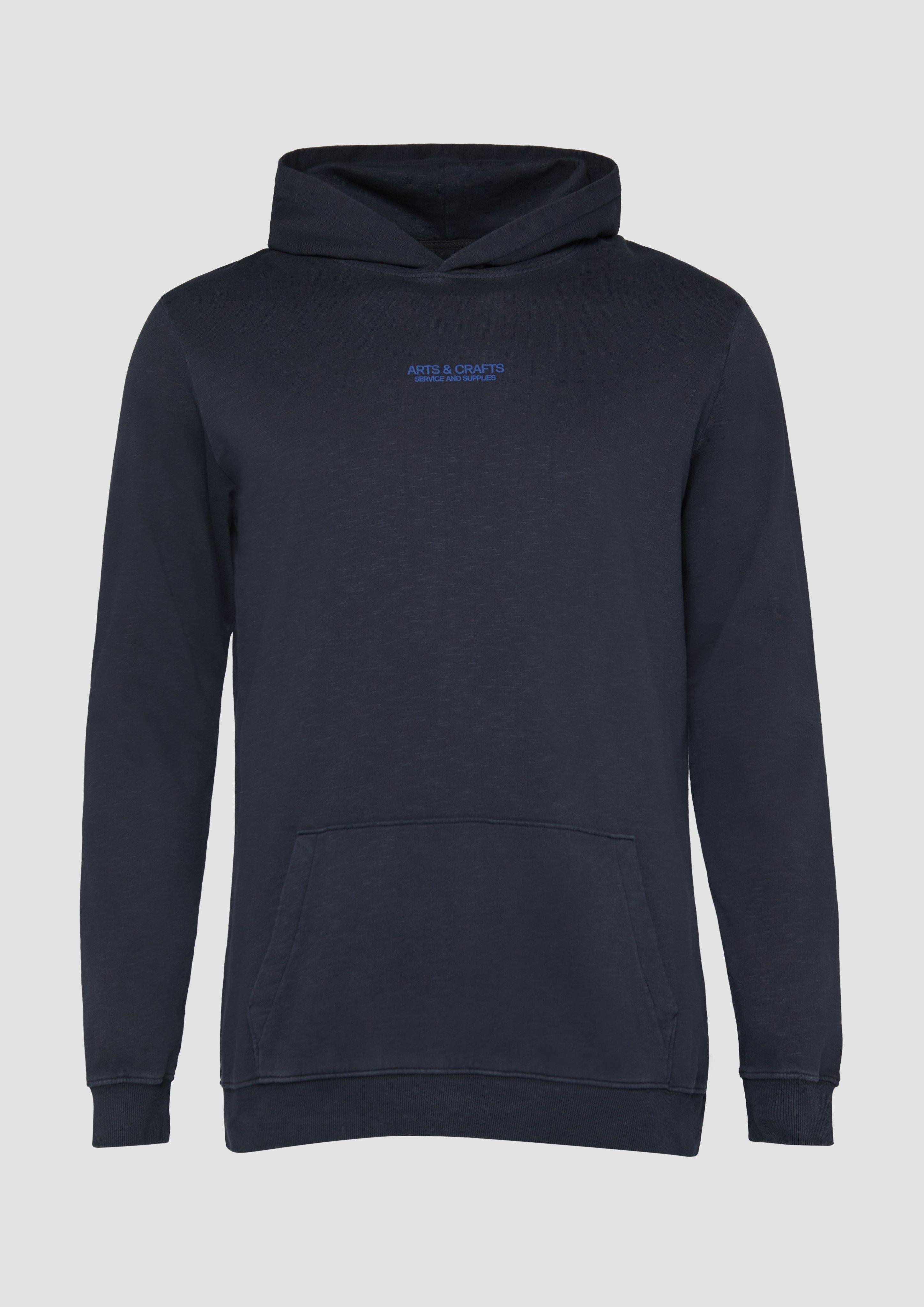 s.Oliver - Hoodie aus Terry im Relaxed Fit, Herren, blau