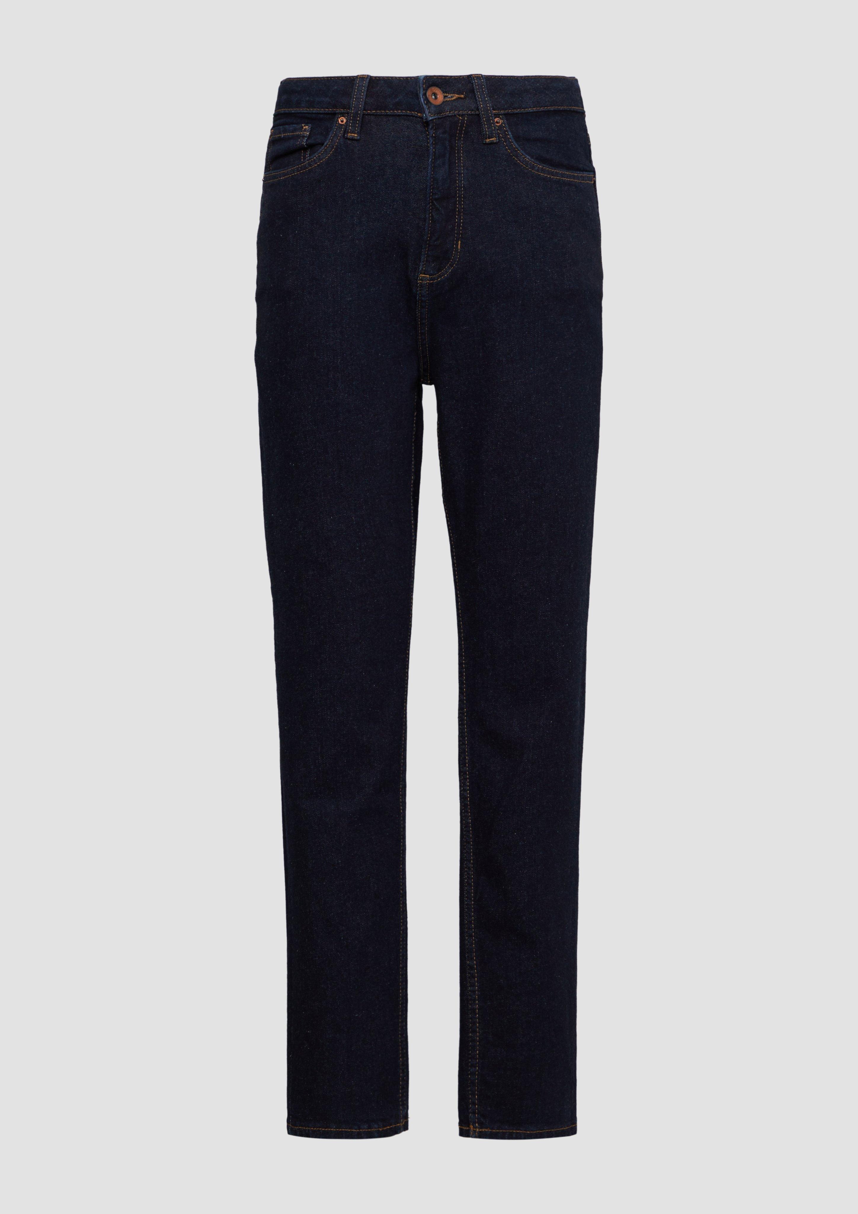 QS - Ankle-Jeans Tizie / Slim Fit / High Rise / Tapered Leg / Inch Sizes, Damen, blau