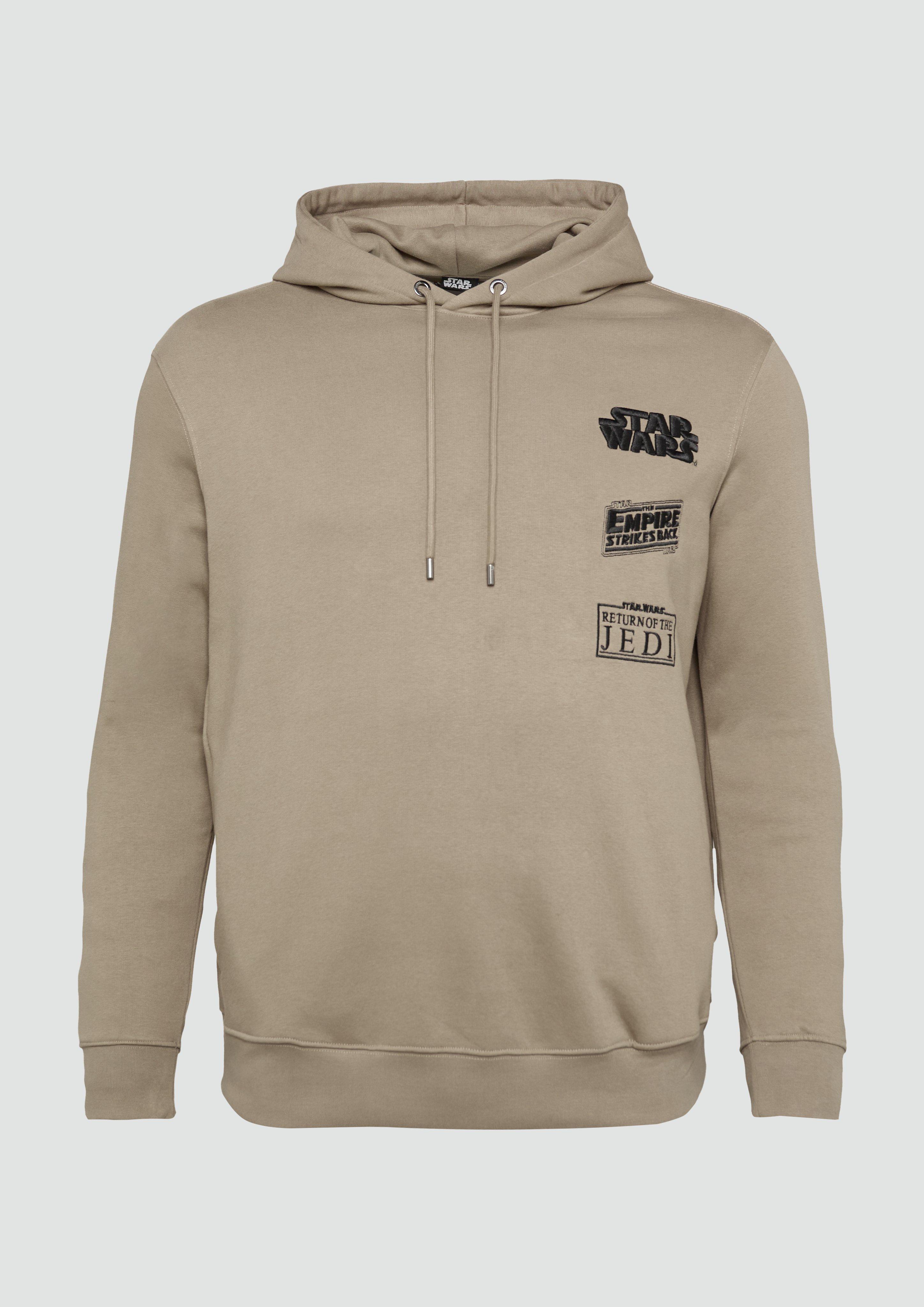 s.Oliver - Hoodie mit Star Wars™ Print, Herren, braun