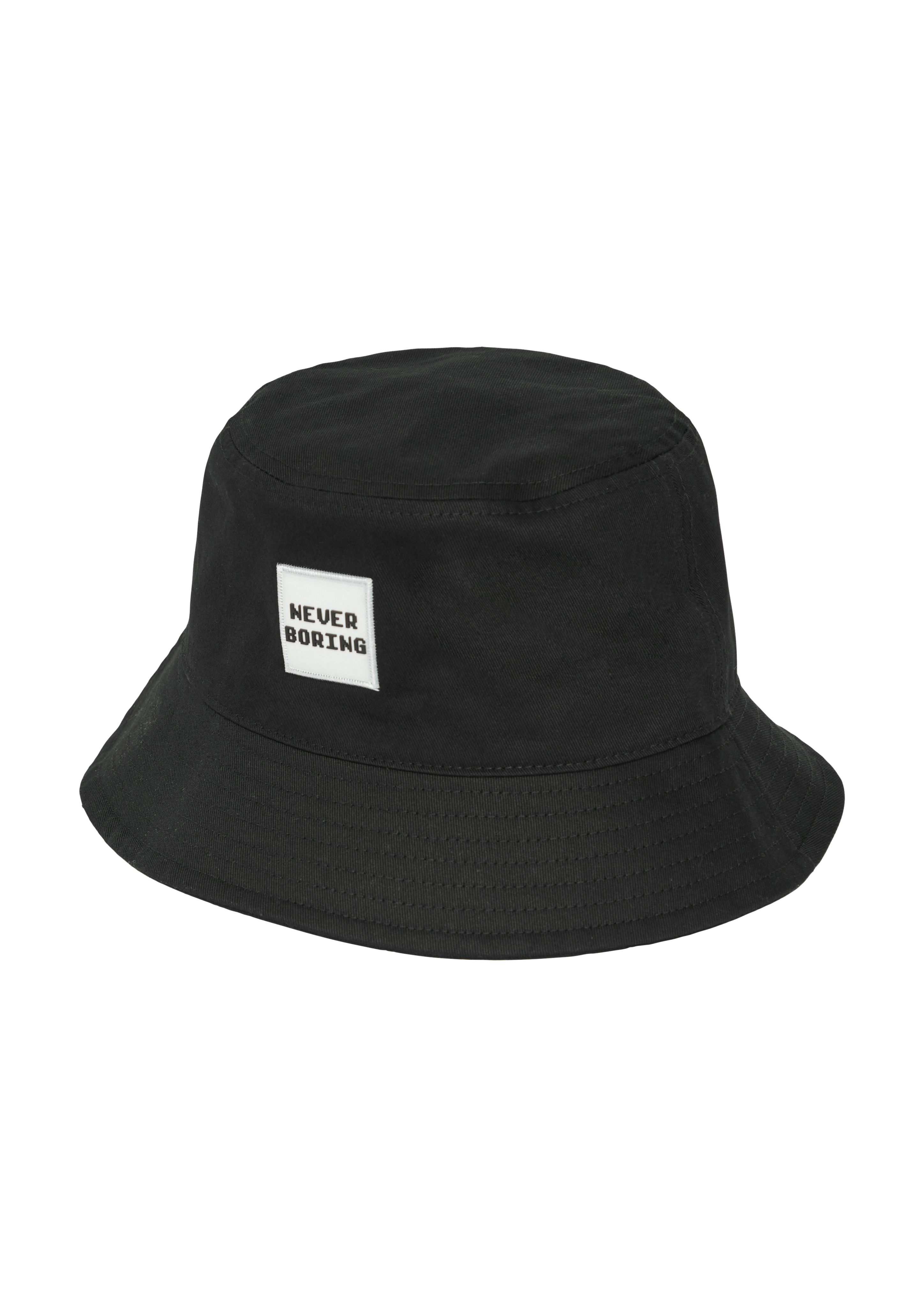 s.Oliver - Fischerhut mit gummiertem Patch, Jungen, schwarz