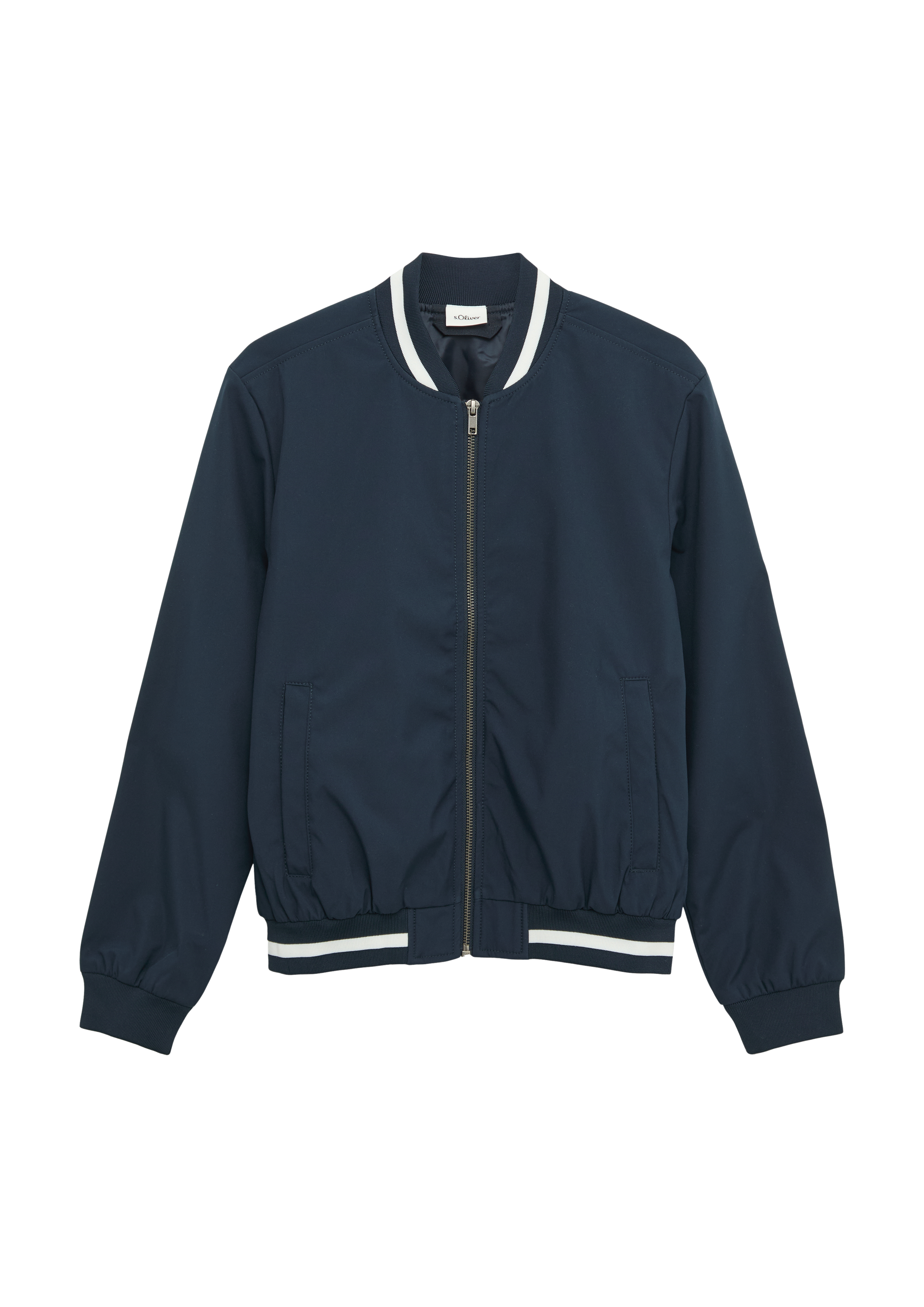 s.Oliver - Sportiver Blouson mit Streifendetails, Jungen, blau