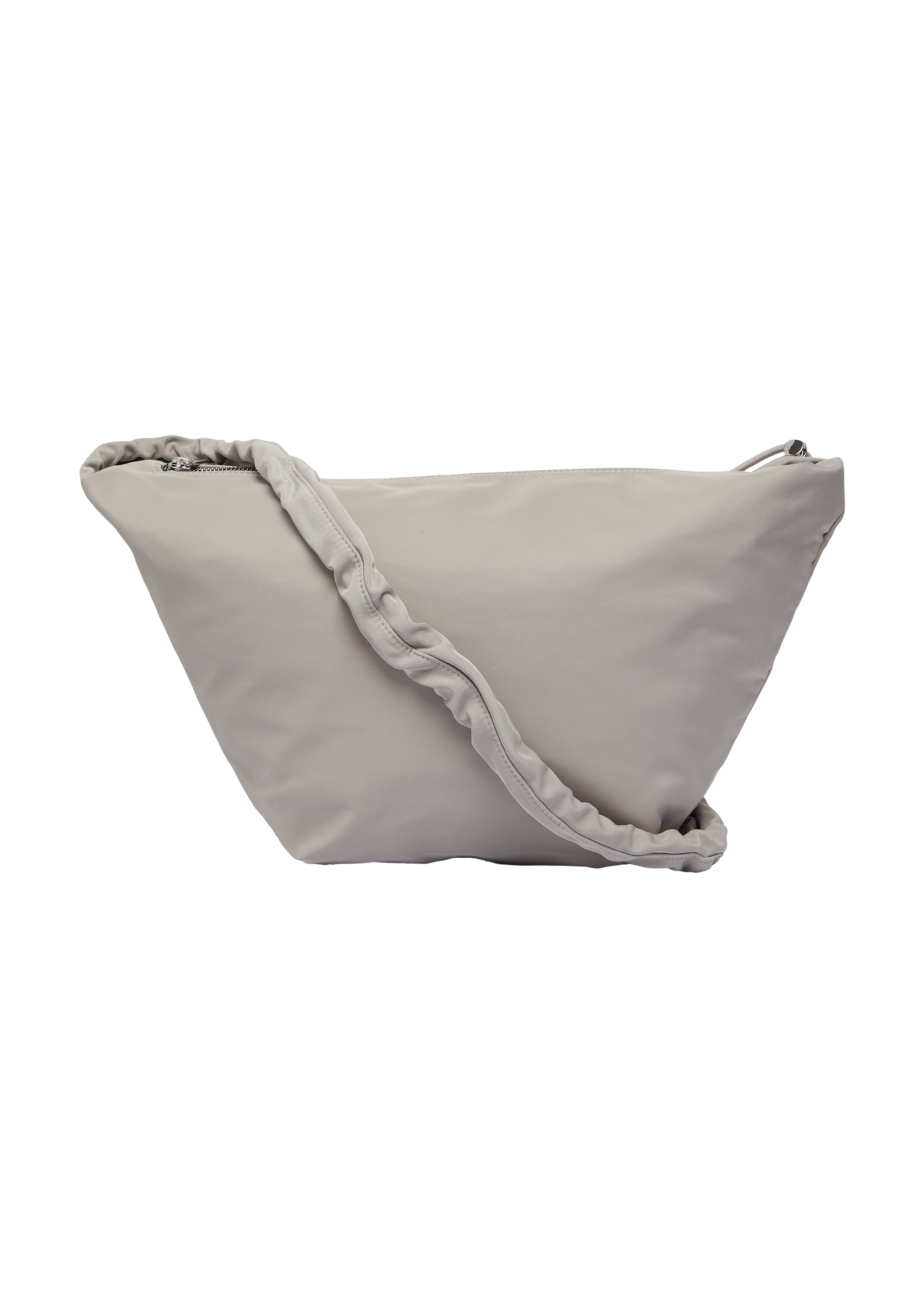 s.Oliver - Crossbody-Bag mit gerafftem Schultergurt, Damen, grau