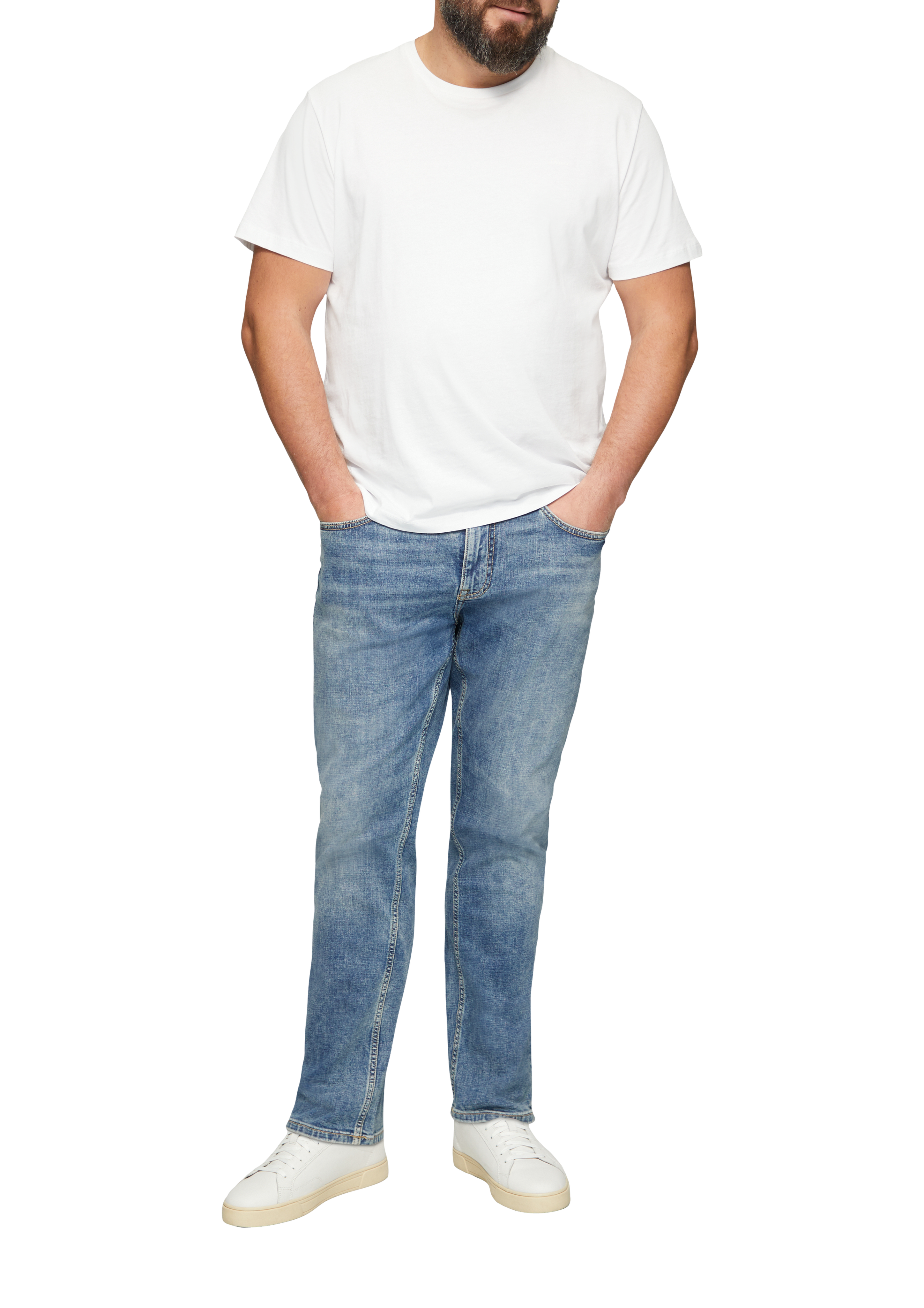S.Oliver Jeans Casby – Relaxed Fit, Mid Rise, Straight Leg, Regular Passform, Mit Gürtelschlaufen