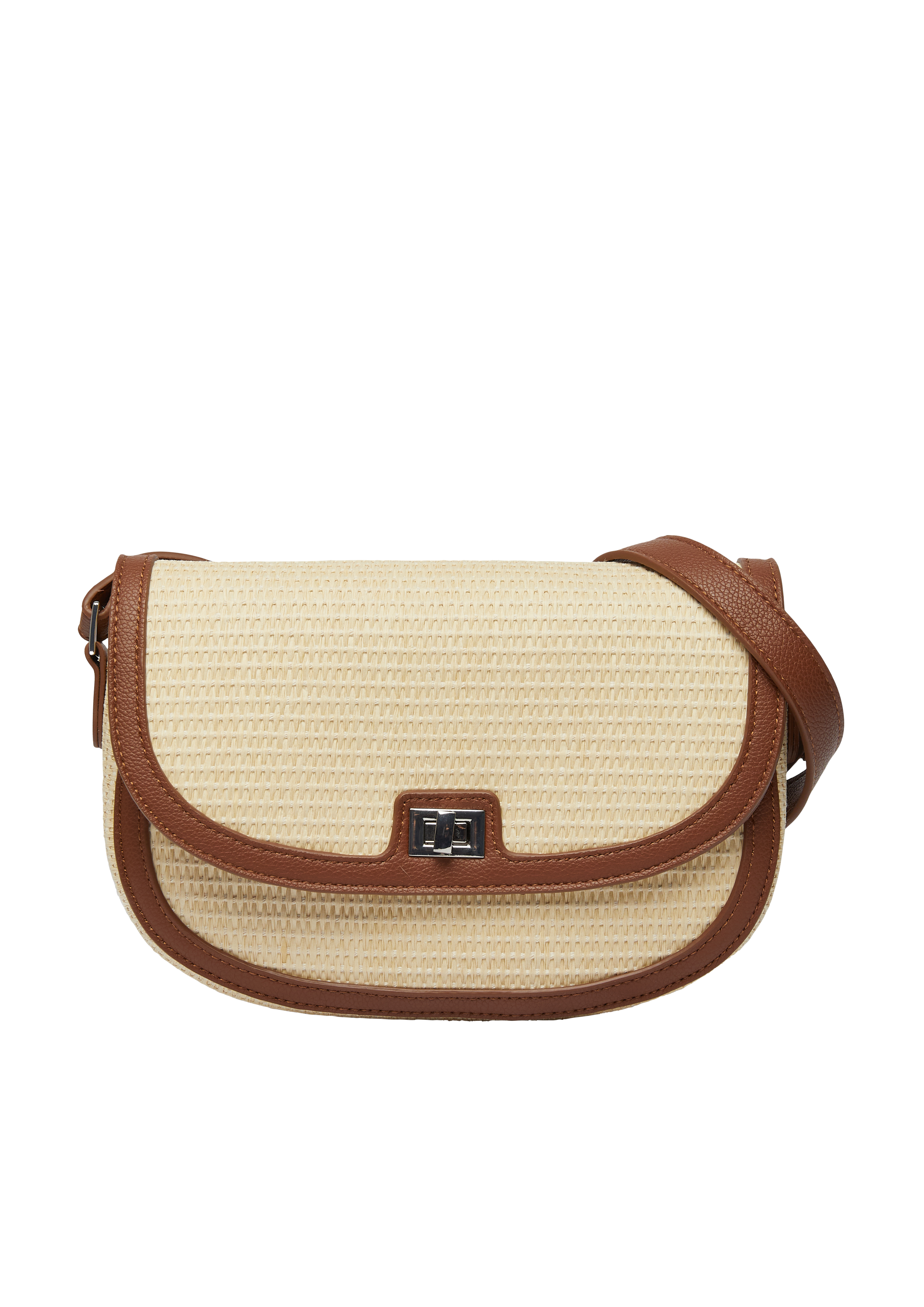 s.Oliver - Saddle-Bag mit Drehverschluss, Damen, Beige