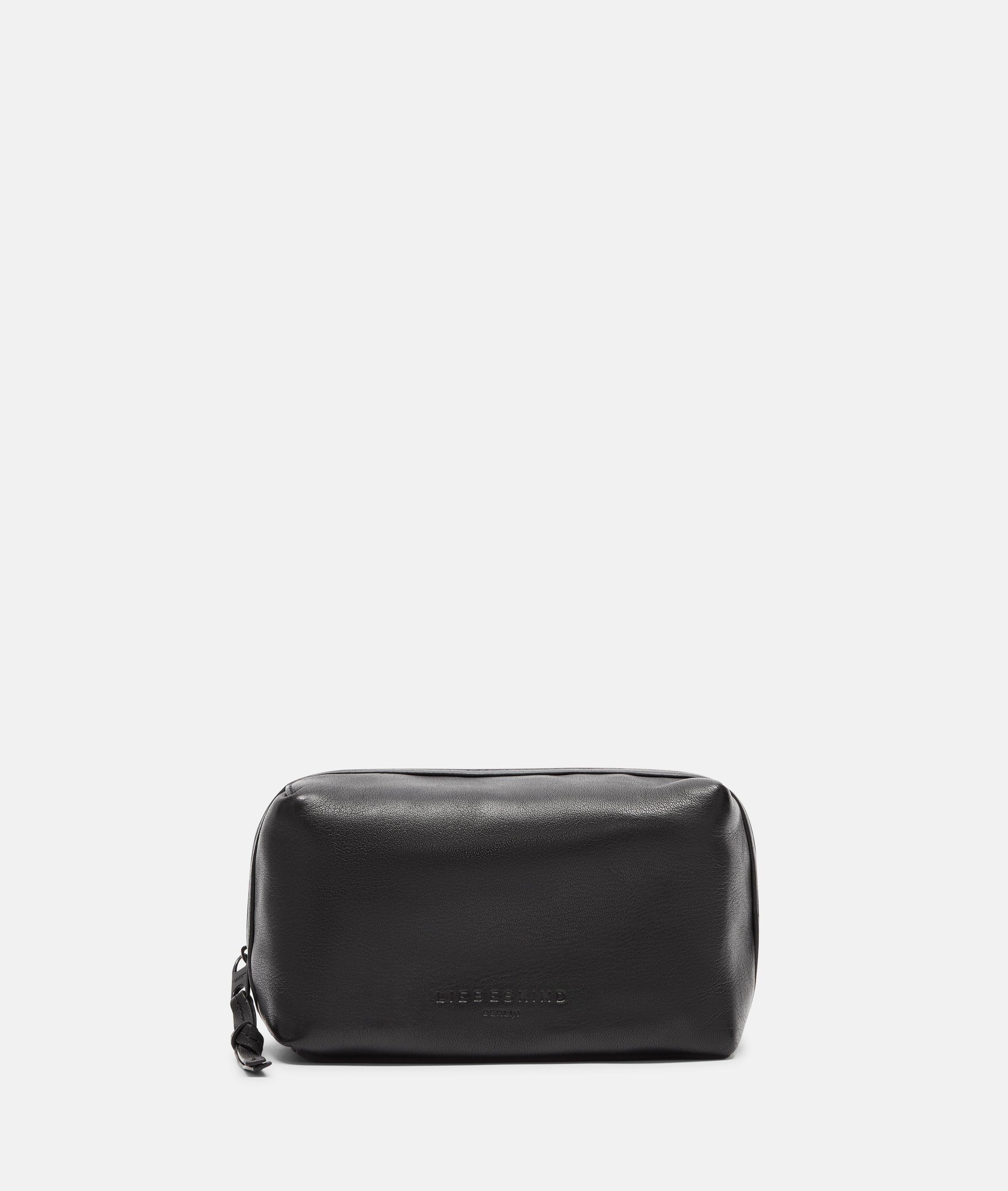 Thumbnail - Liebeskind Berlin - Kosmetiktasche aus Schafsleder -  schwarz