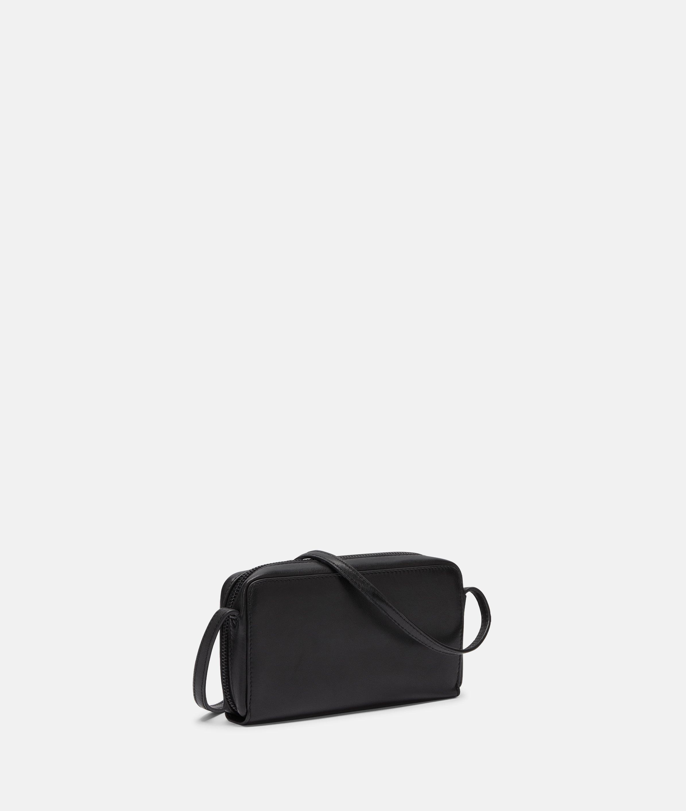 Thumbnail - Liebeskind Berlin - Kleine Crossbody-Bag aus weichem Schafsleder -  schwarz