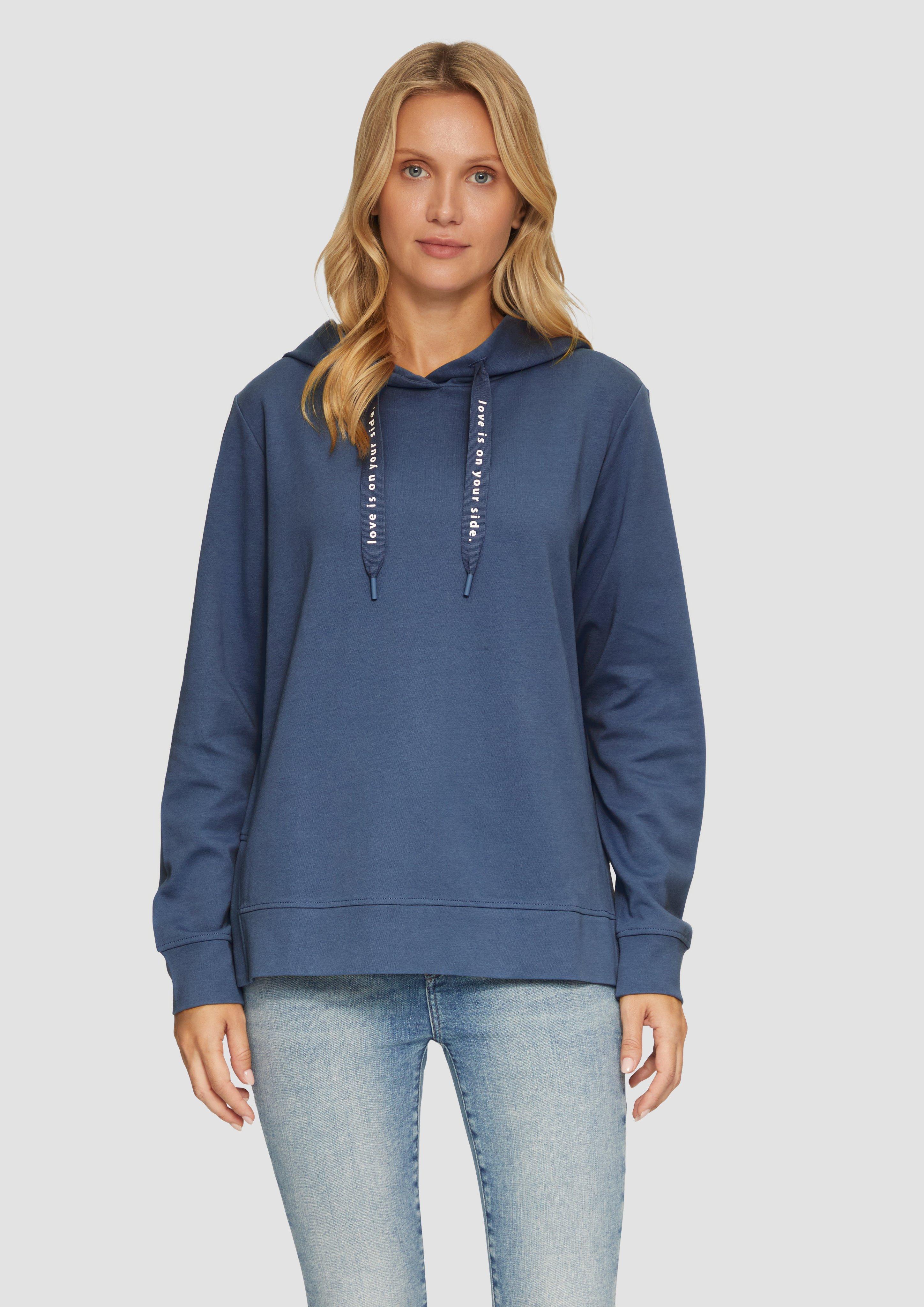 S.Oliver Sweatshirt mit Kapuze im Relaxed Fit