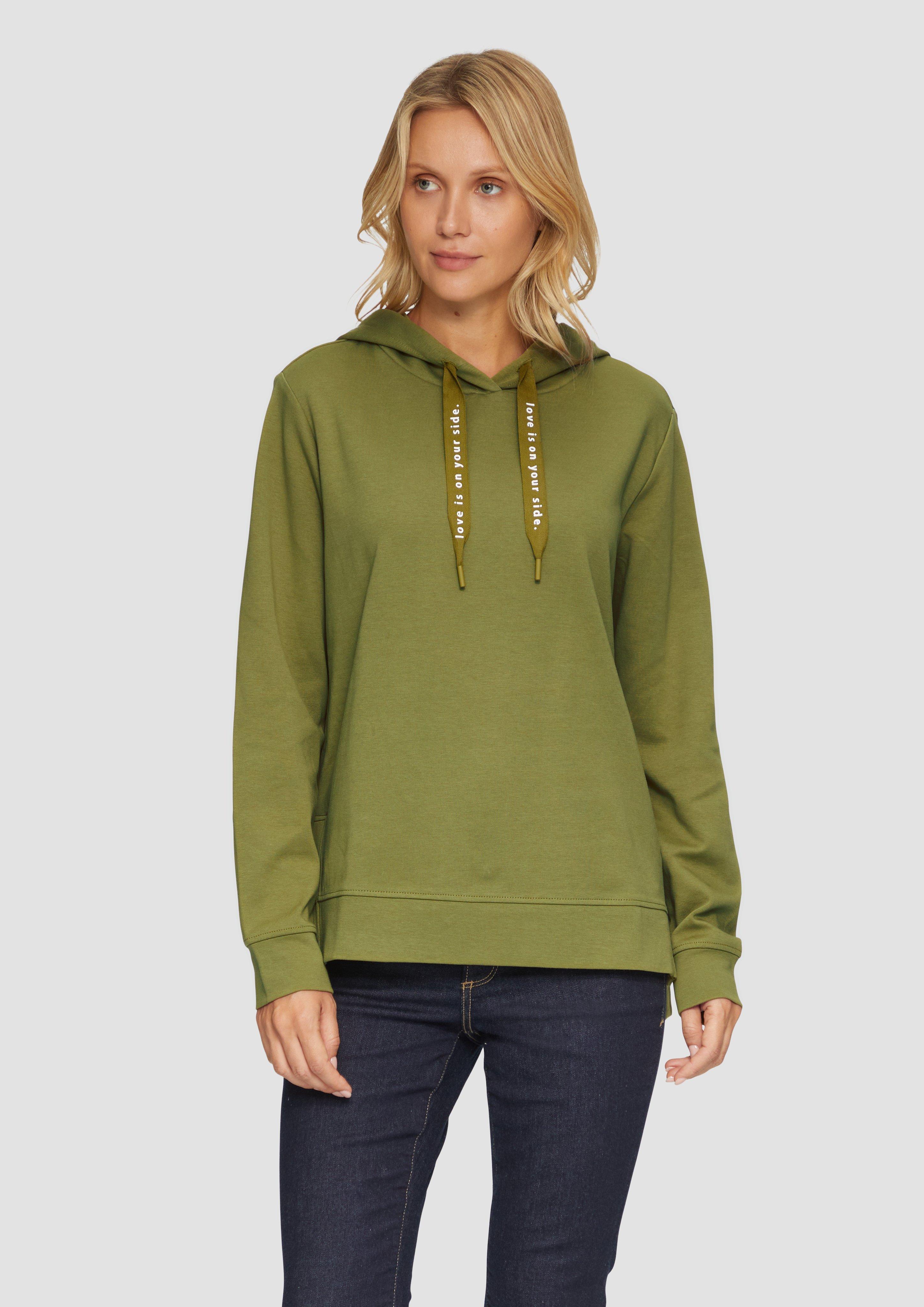 S.Oliver Sweatshirt mit Kapuze im Relaxed Fit