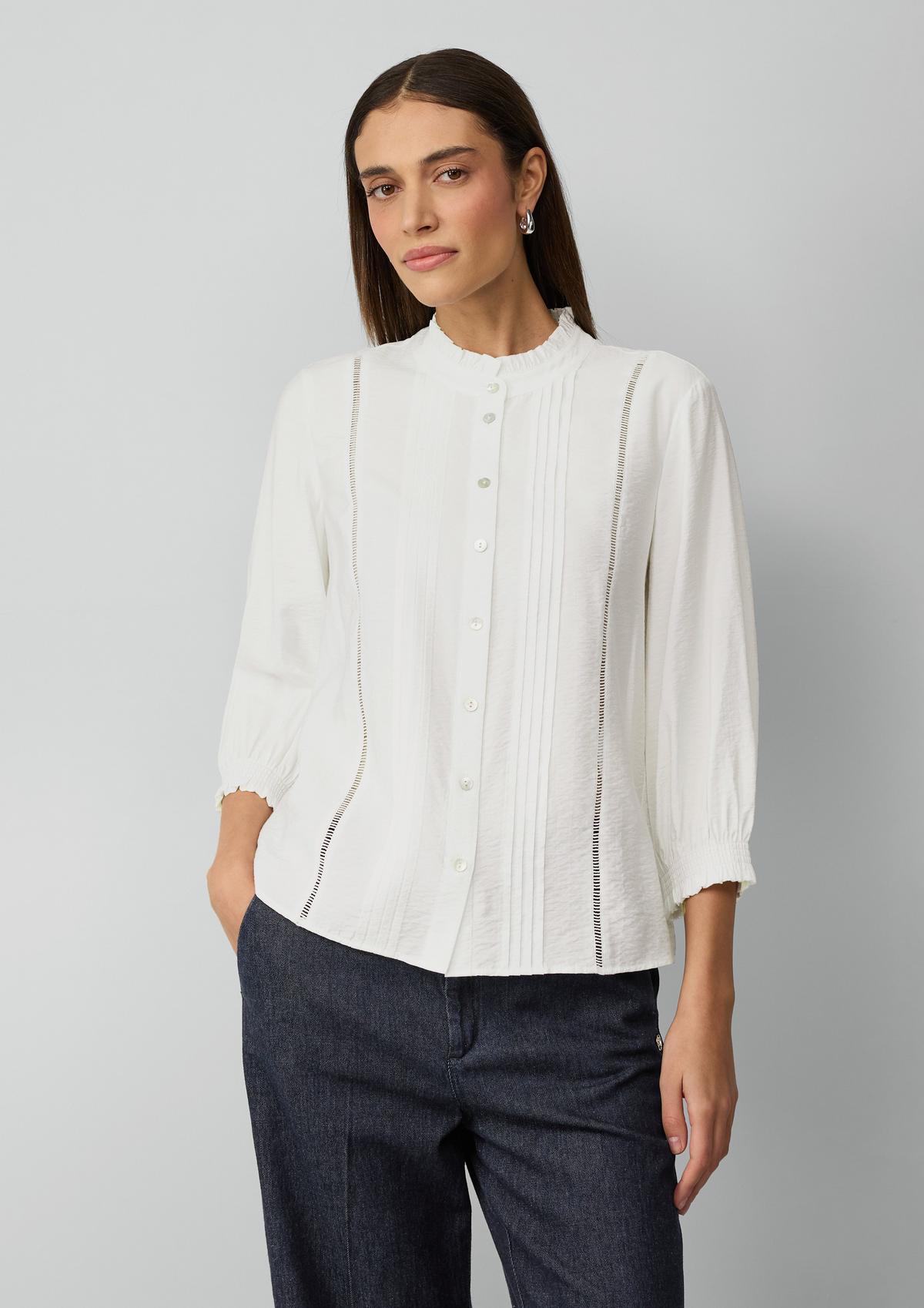 Pintuck Collar Dress 3/4 Sleeve main image 0