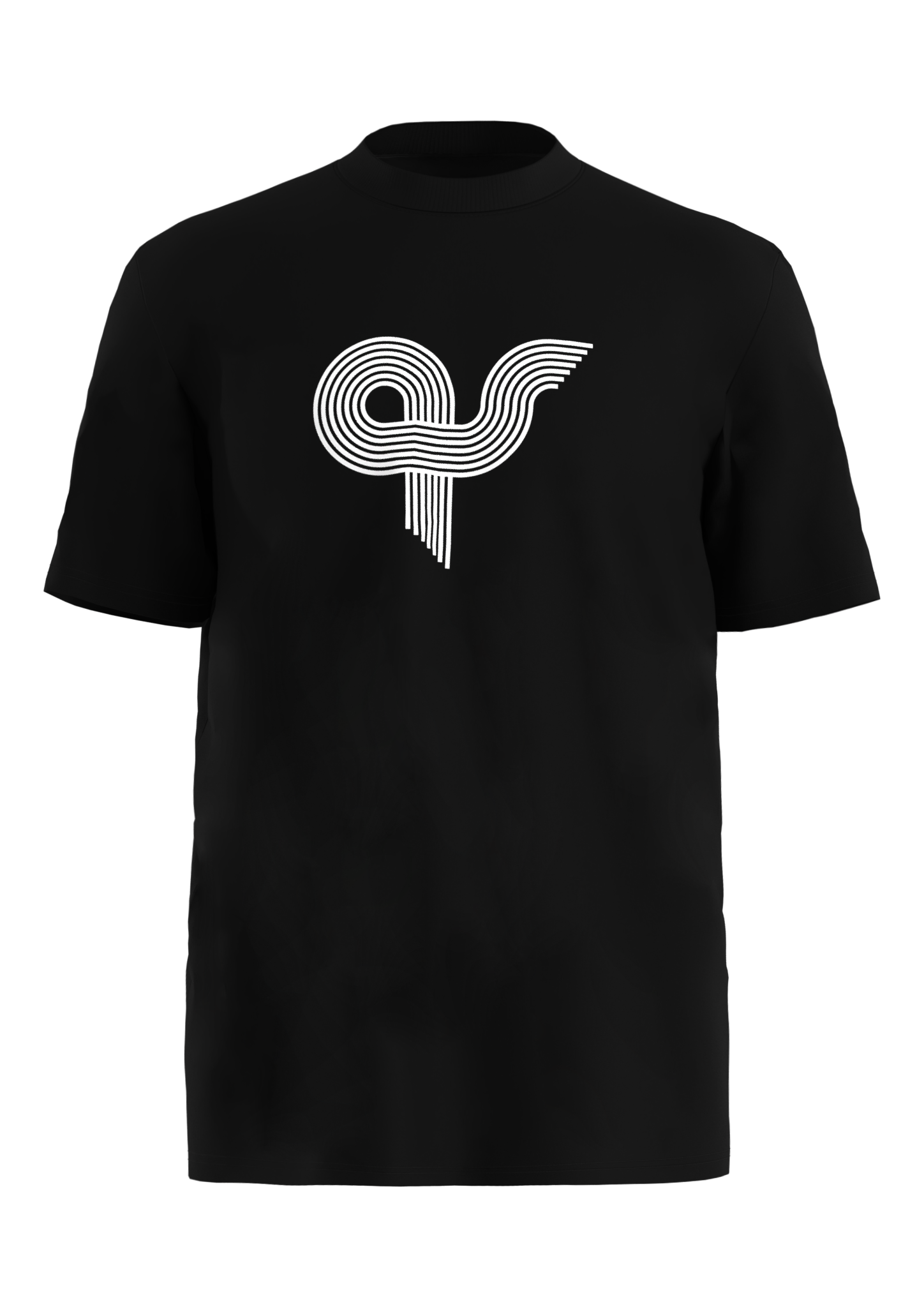 QS - STREETS Kapsel T-Shirt aus schwerer Baumwolle mit Logodruck, Herren, schwarz