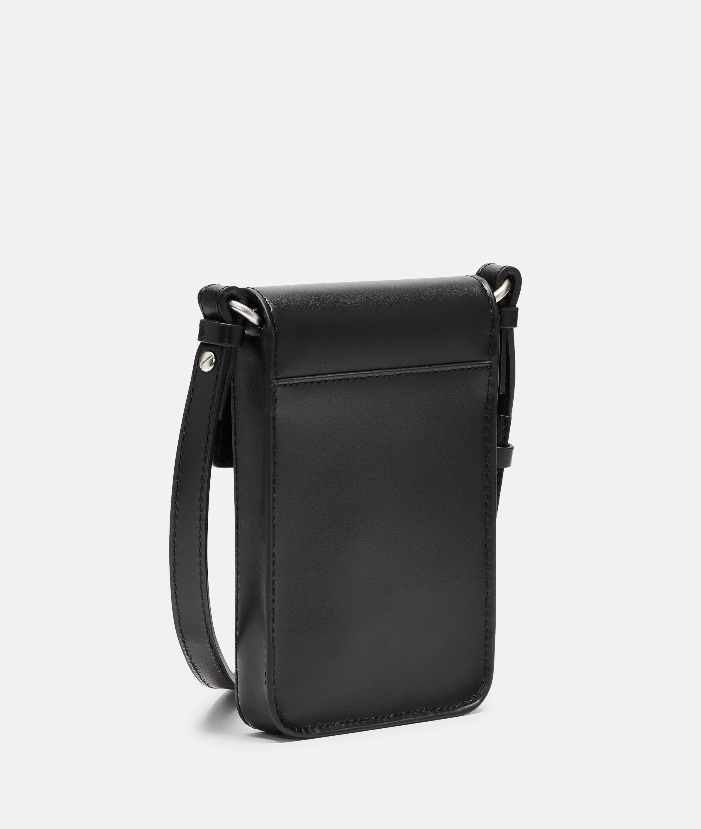 Thumbnail - Liebeskind Berlin - Handytasche aus glattem Rindsleder -  schwarz