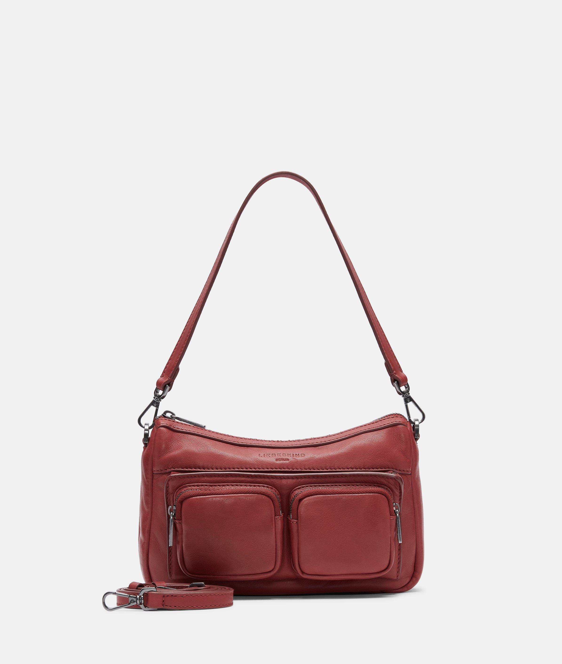 Thumbnail - Liebeskind Berlin - Kleine Hobo-Bag aus Schafsleder -  rot