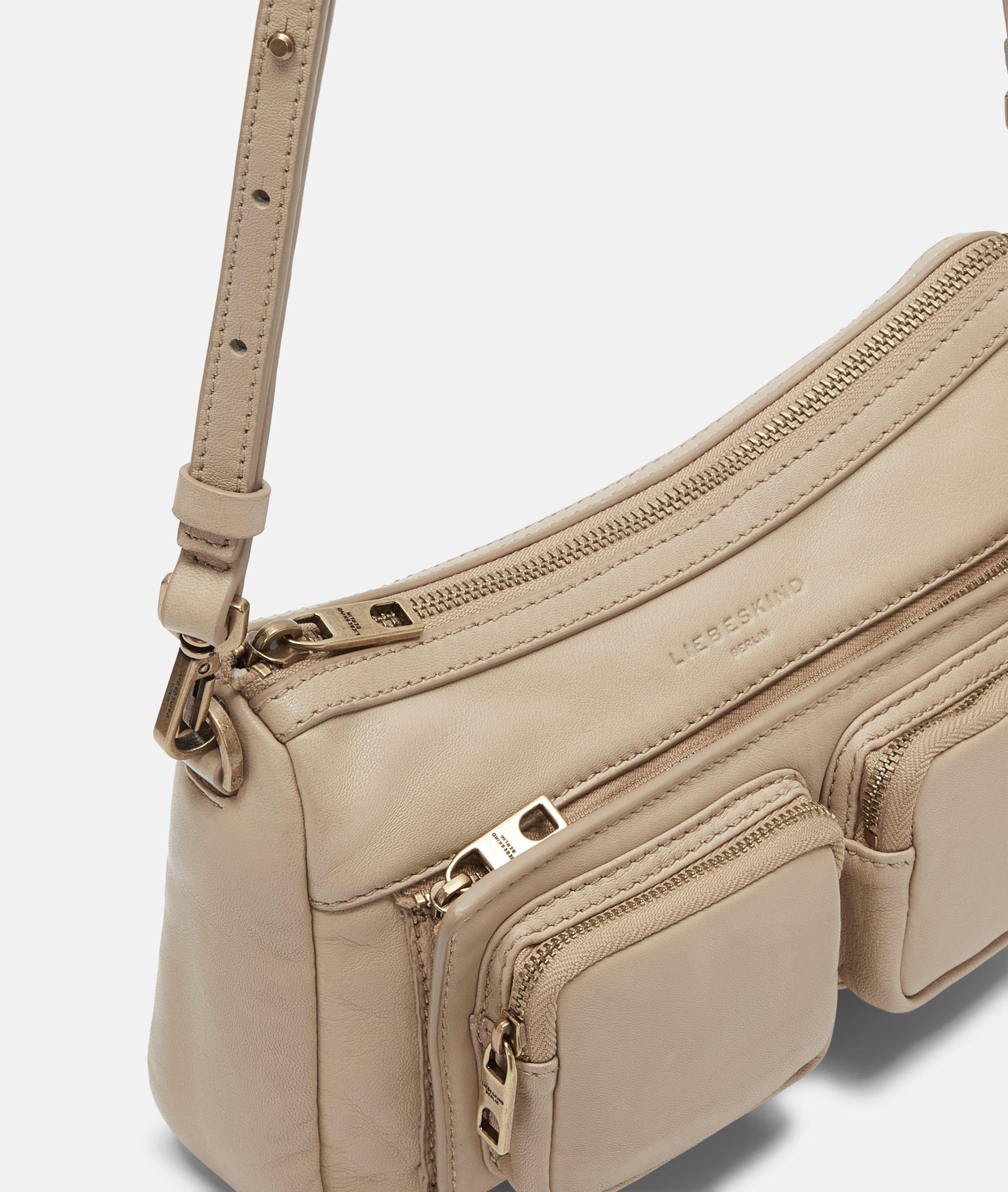 Maia Hobo S in beige, blauw, grijs, roze, bruin, zwart & crème