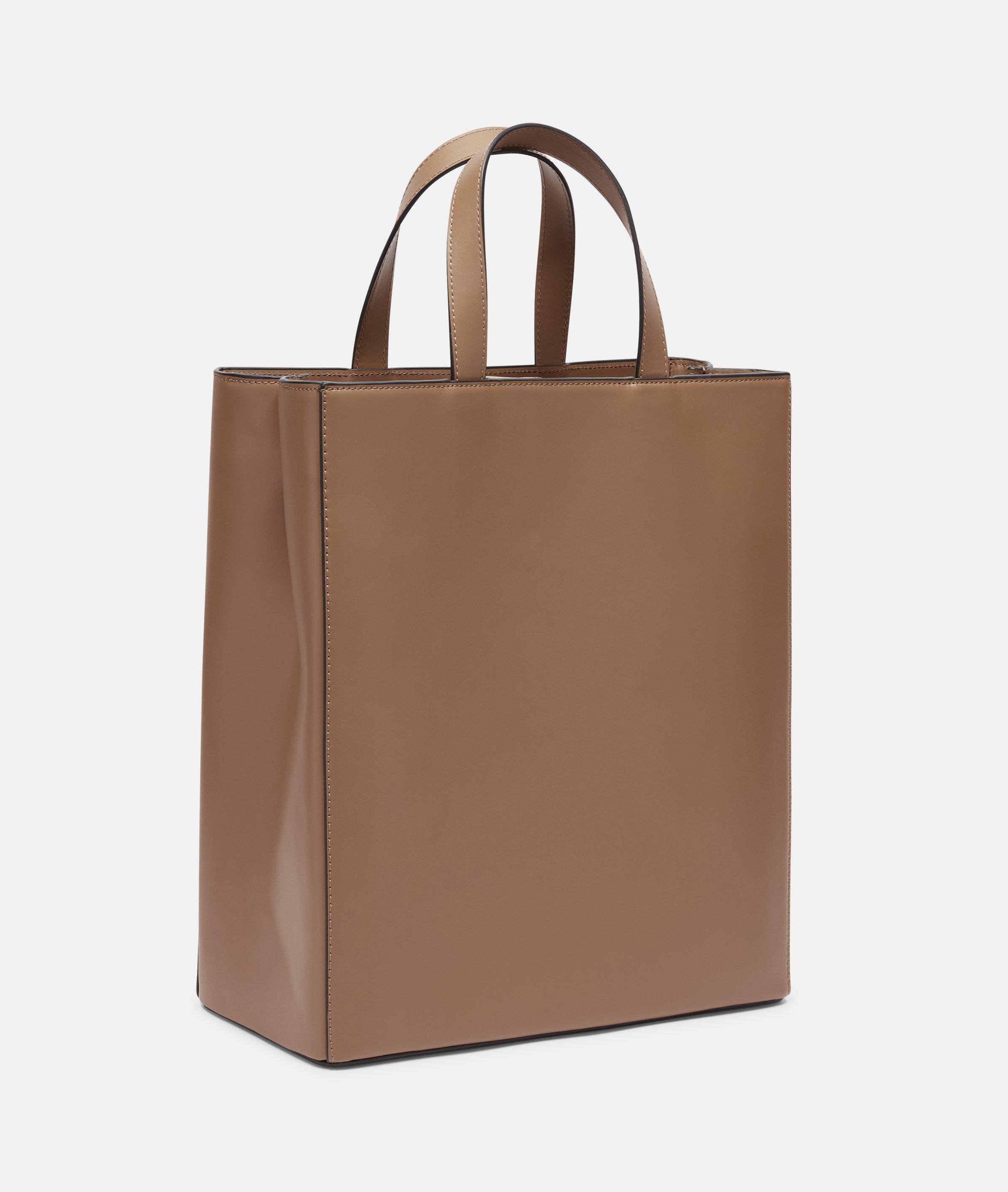Thumbnail - Liebeskind Berlin - Tote-Bag aus glattem Rindsleder -  braun