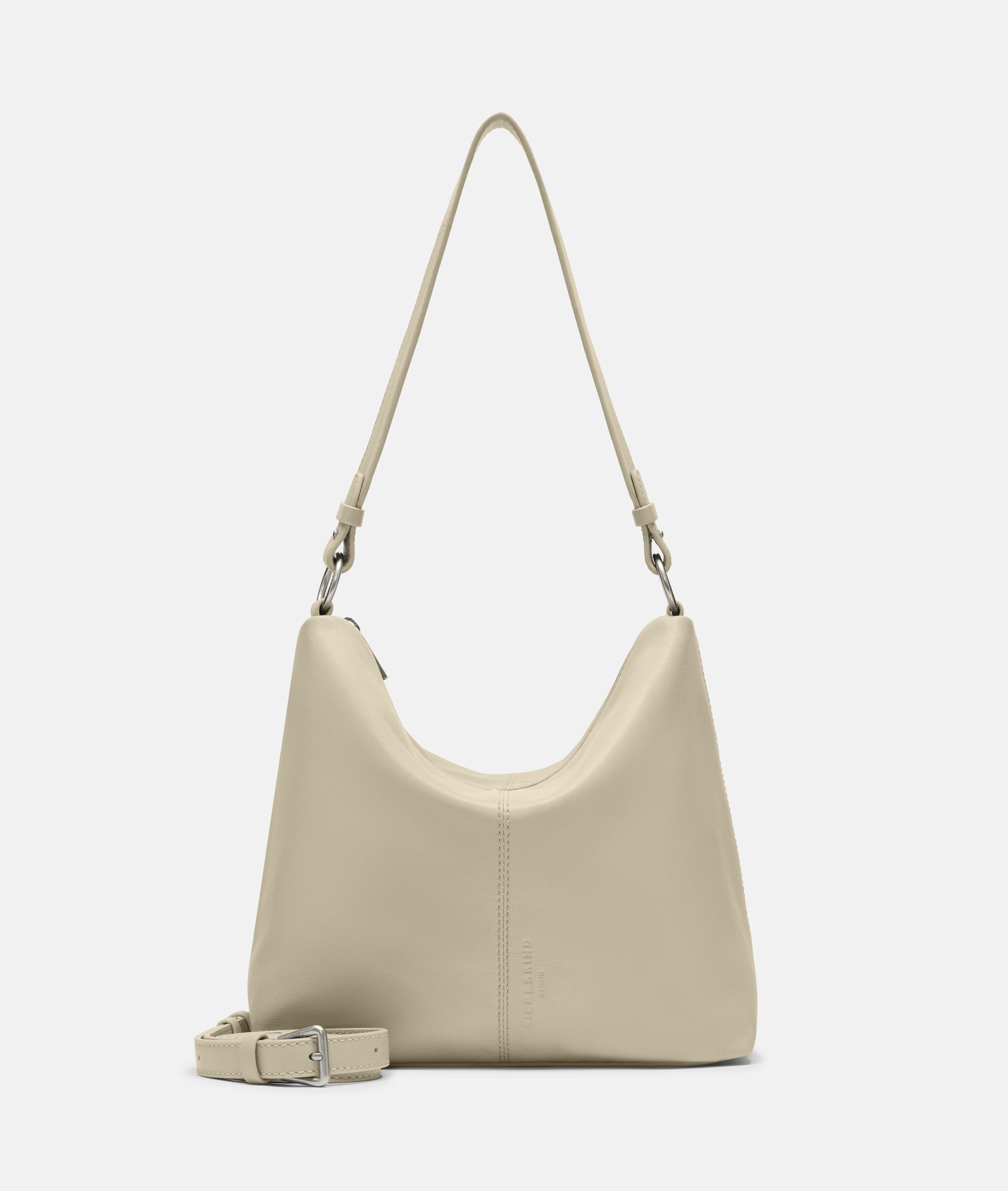 Liebeskind Berlin - Kleine Hobo-Bag aus Schafsleder -  Beige