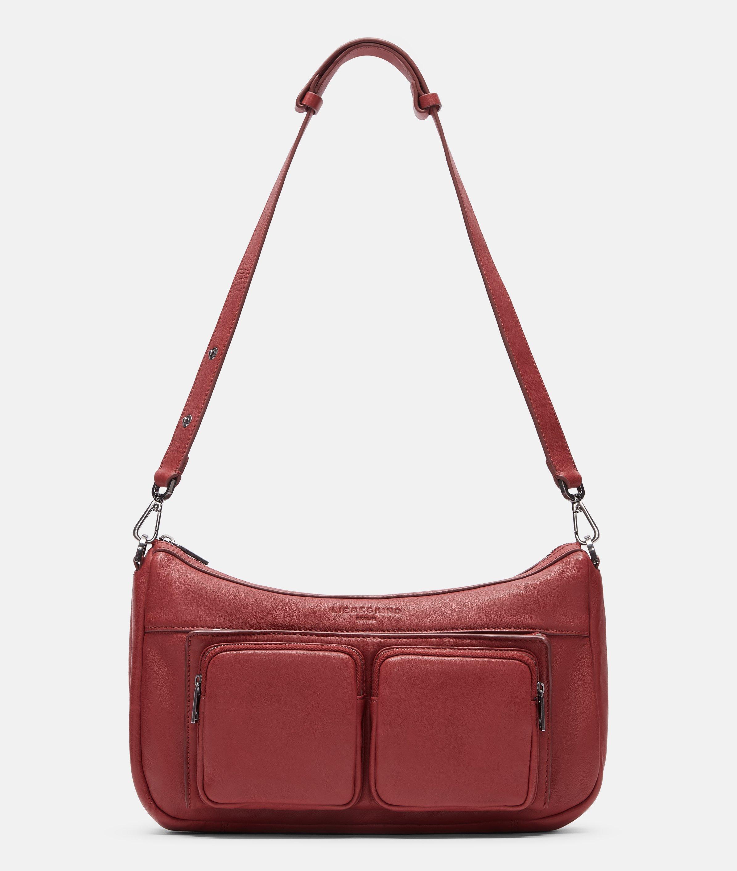Maia Hobo M in rood, bruin, grijs, zwart, blauw, beige, crème & roze