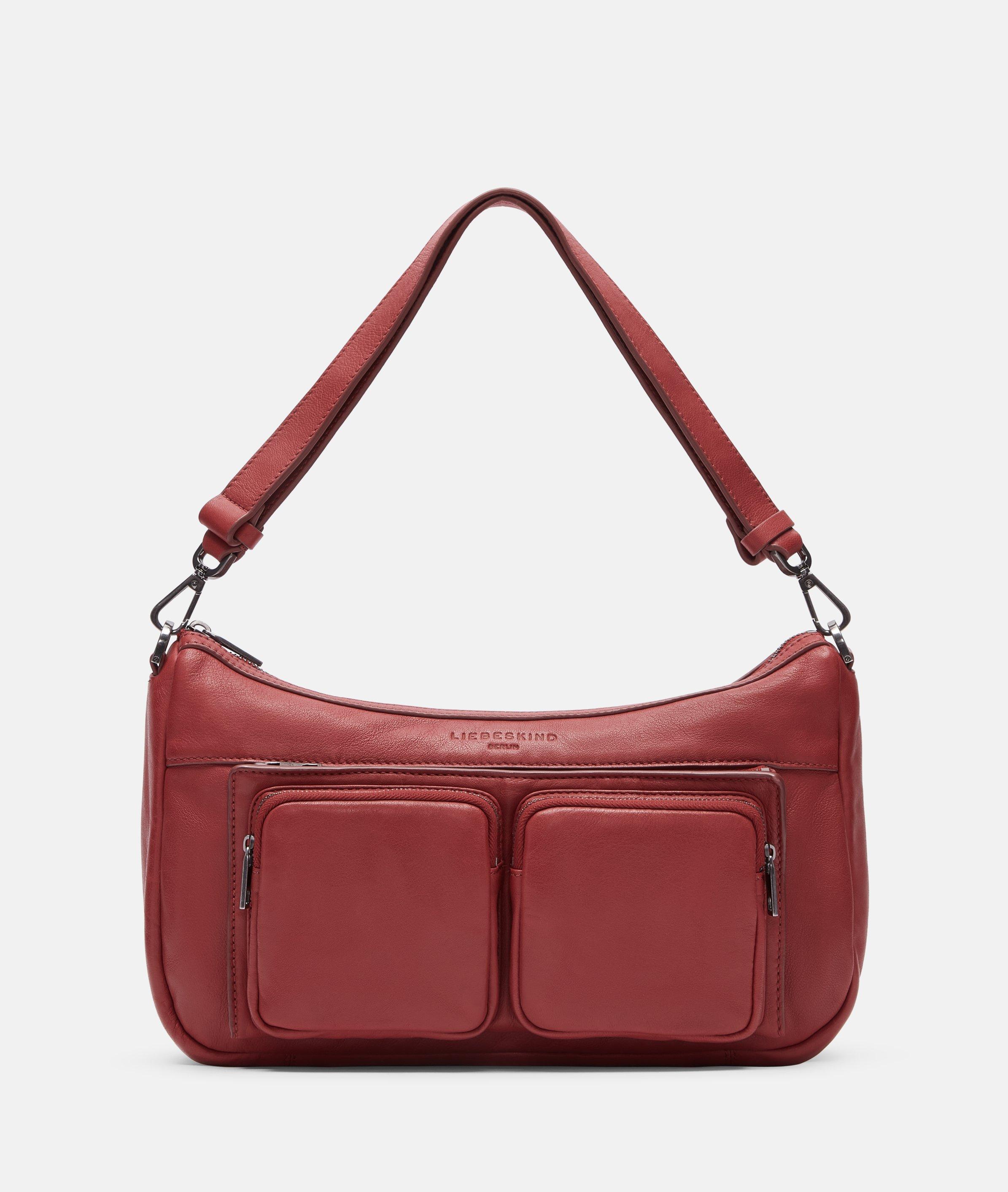 Maia Hobo M in rood, bruin, grijs, zwart, blauw, beige, crème & roze