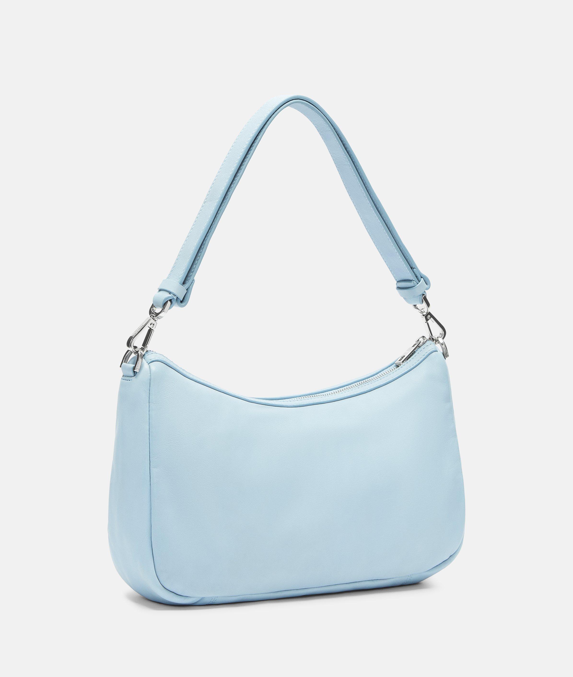 Thumbnail - Liebeskind Berlin - Mittelgroße Hobo-Bag aus Schafsleder -  blau