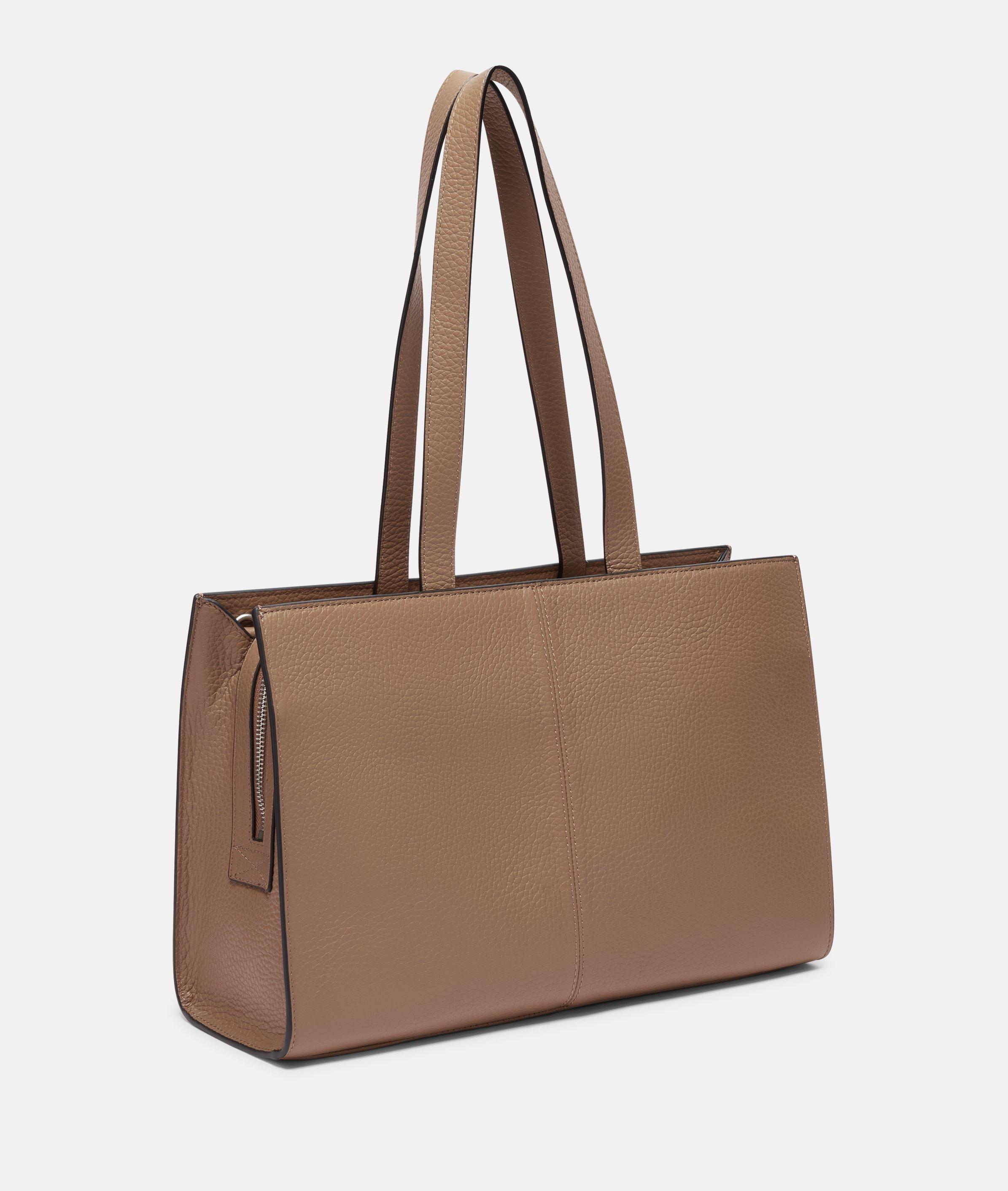 Thumbnail - Liebeskind Berlin - Große Handtasche aus Rindsleder -  braun