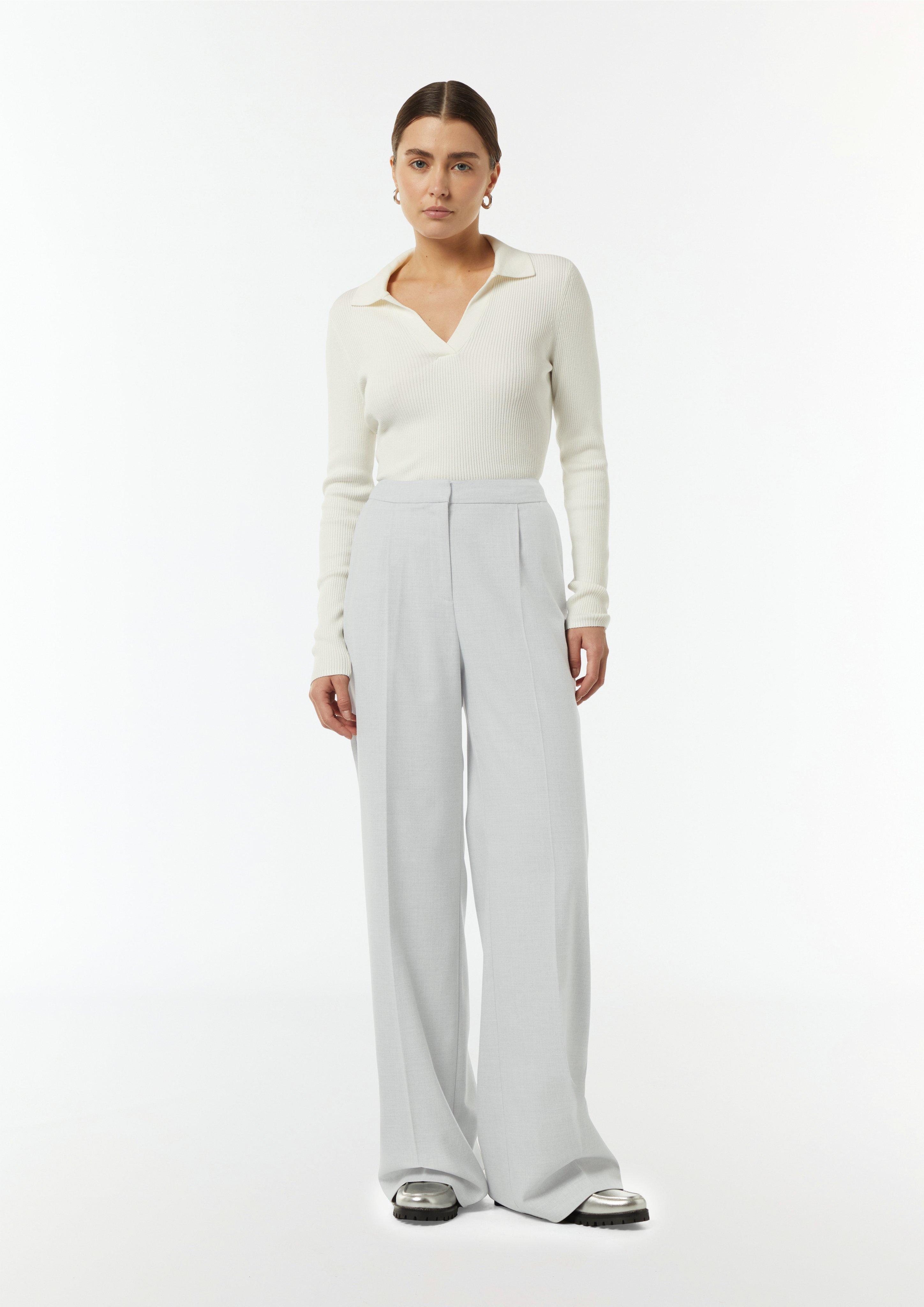 Wide Leg Pants | Stretch | Button-Up | High Waisted Pants | Women's Pa –  Fashion Nora
