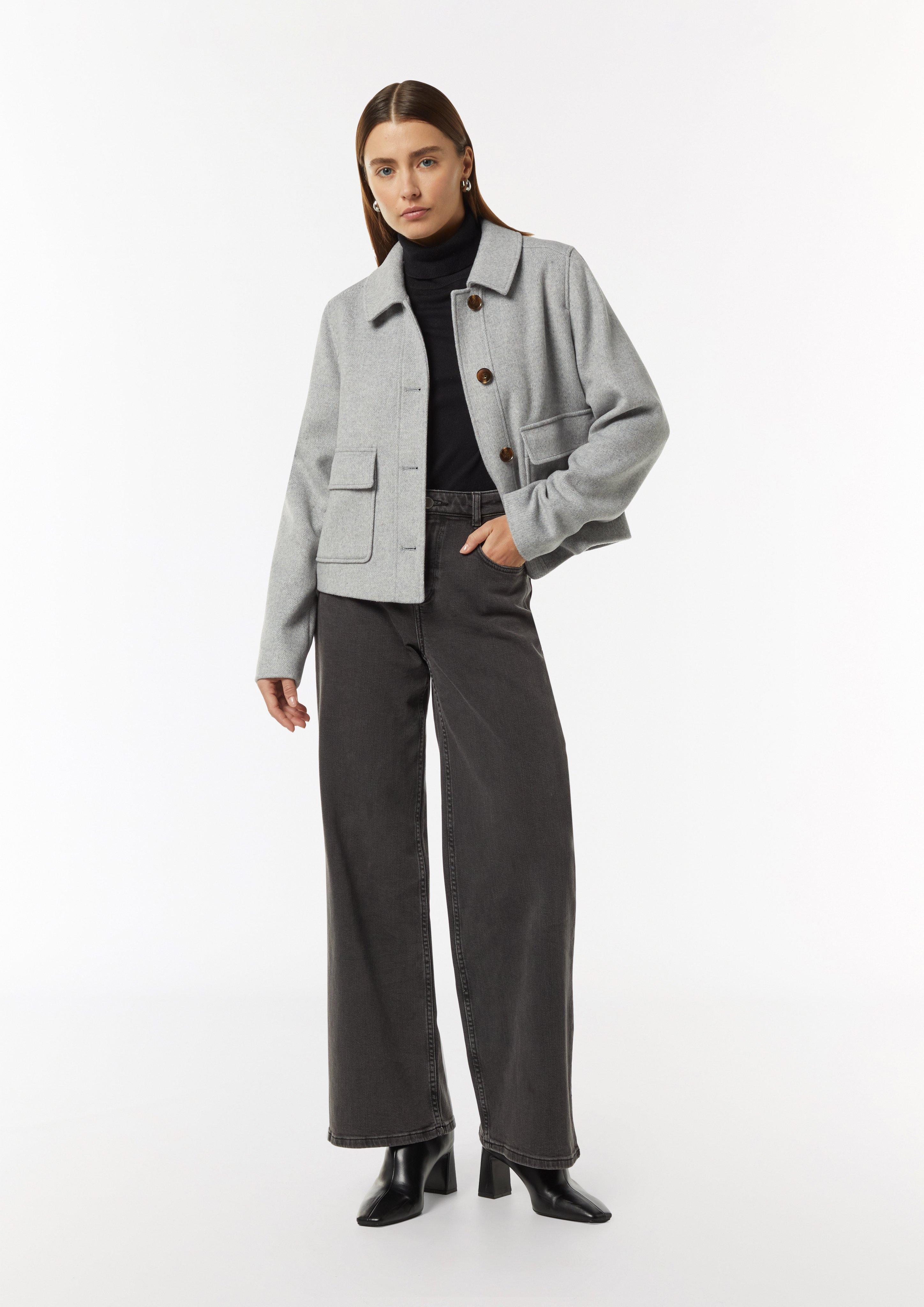 ジャケットその他 A Nock Mohair Wool Jacket (3color) COLOR NEP CALZE + ETERMINE TWEED JACKET WITH KNIT SWITCHING