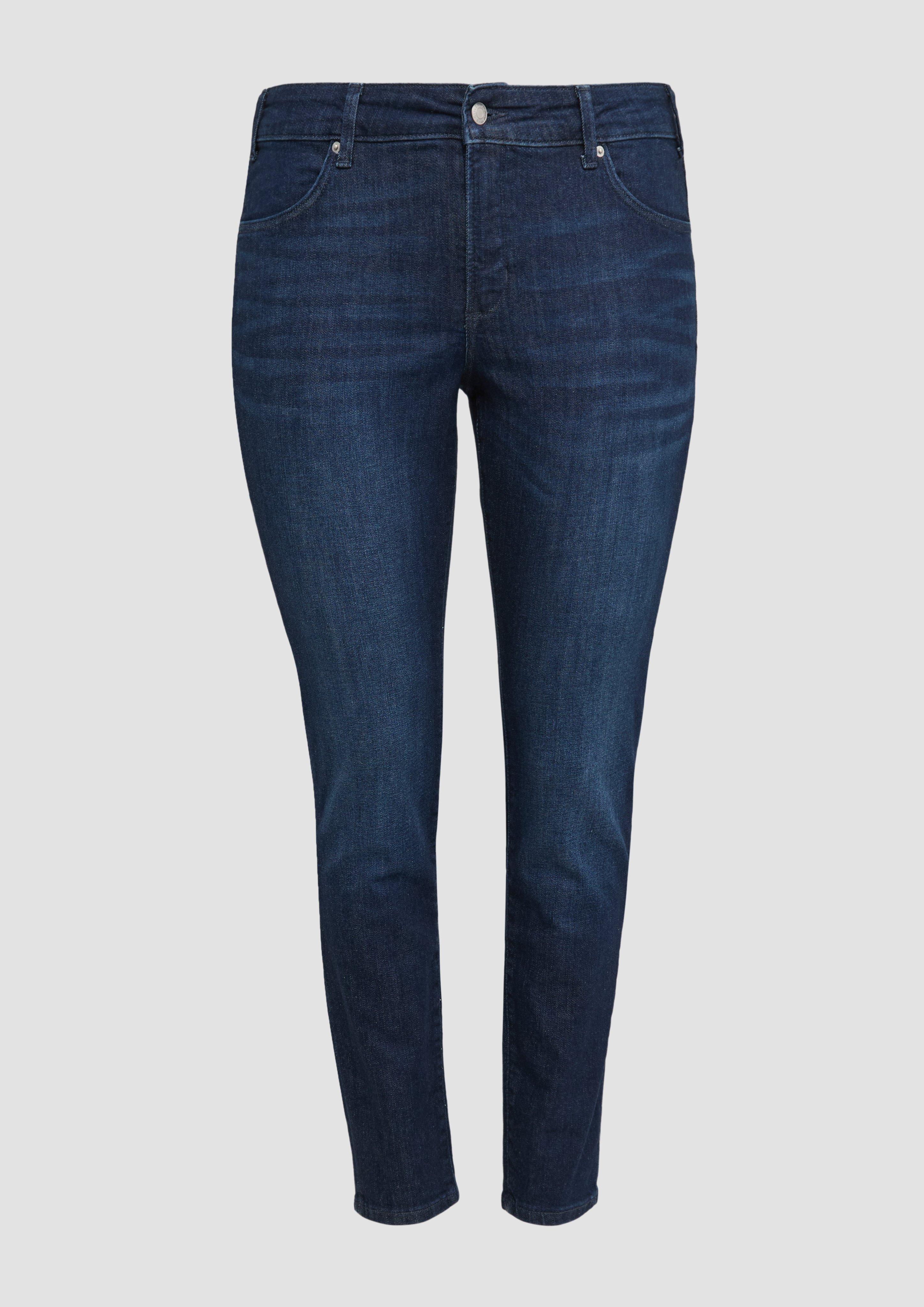 s.Oliver - Jeans / Skinny Fit / Mid Rise / Skinny Leg, Damen, blau