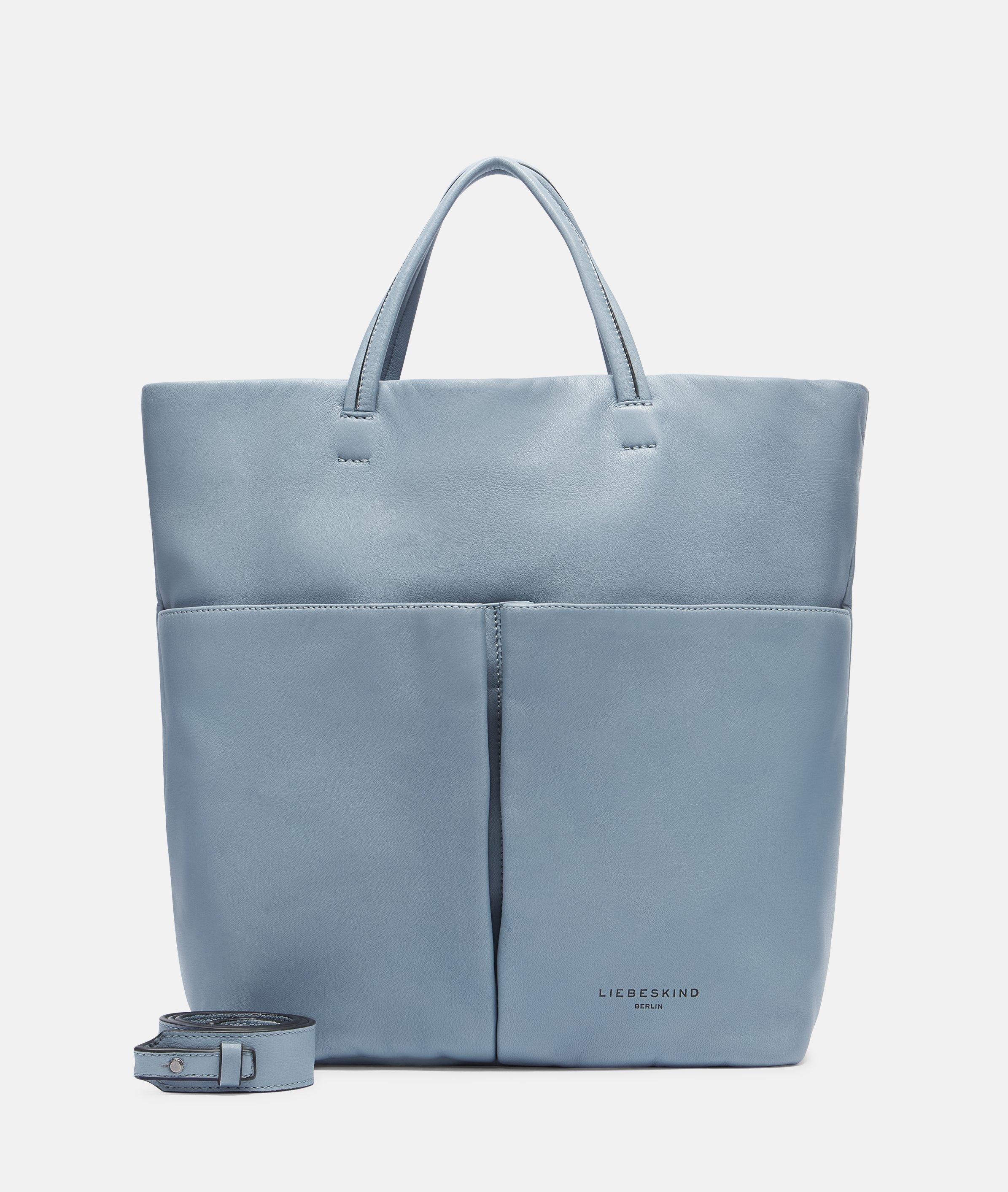 Liebeskind Berlin - Große Tote Bag aus Schafsleder -  blau