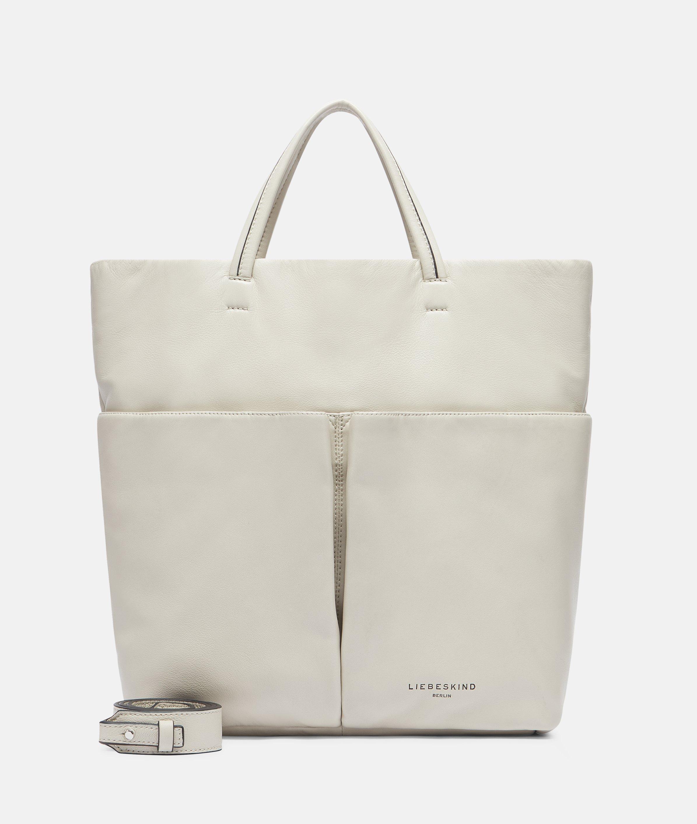 Liebeskind Berlin - Große Tote Bag aus Schafsleder -  creme