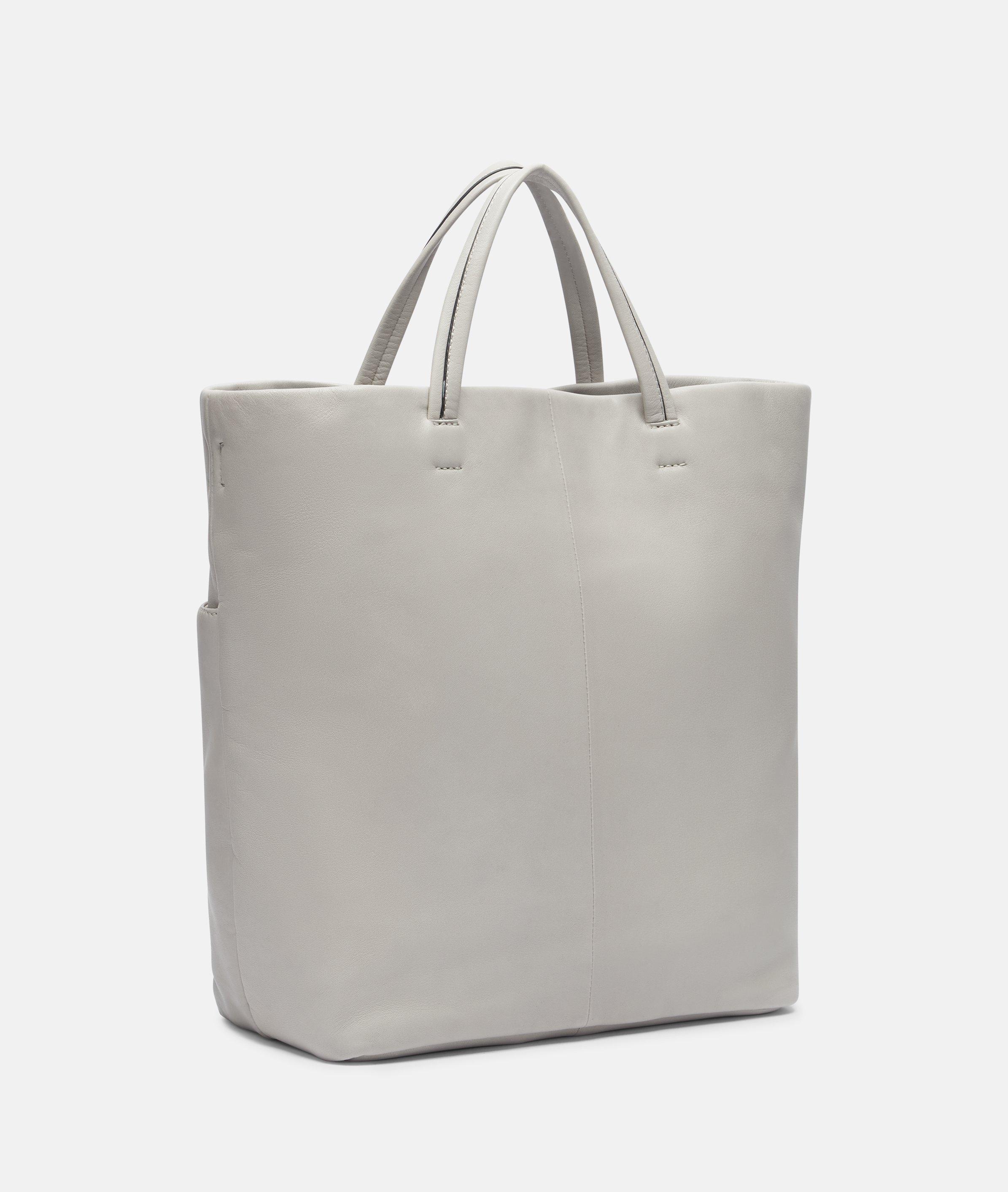 Thumbnail - Liebeskind Berlin - Große Tote Bag aus Schafsleder -  grau