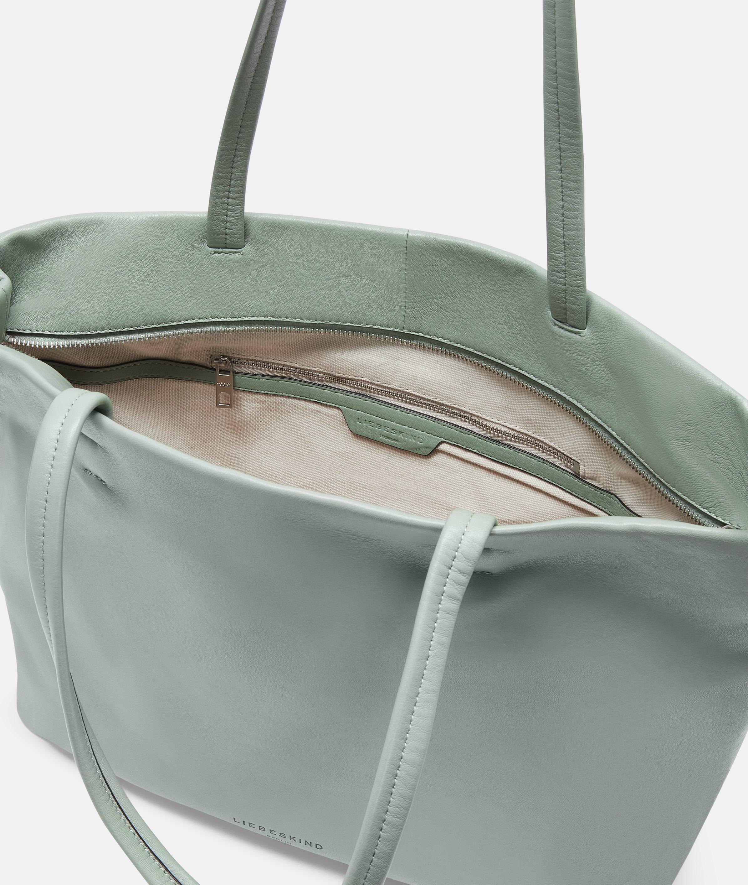 Hera Shopper L in green & cream