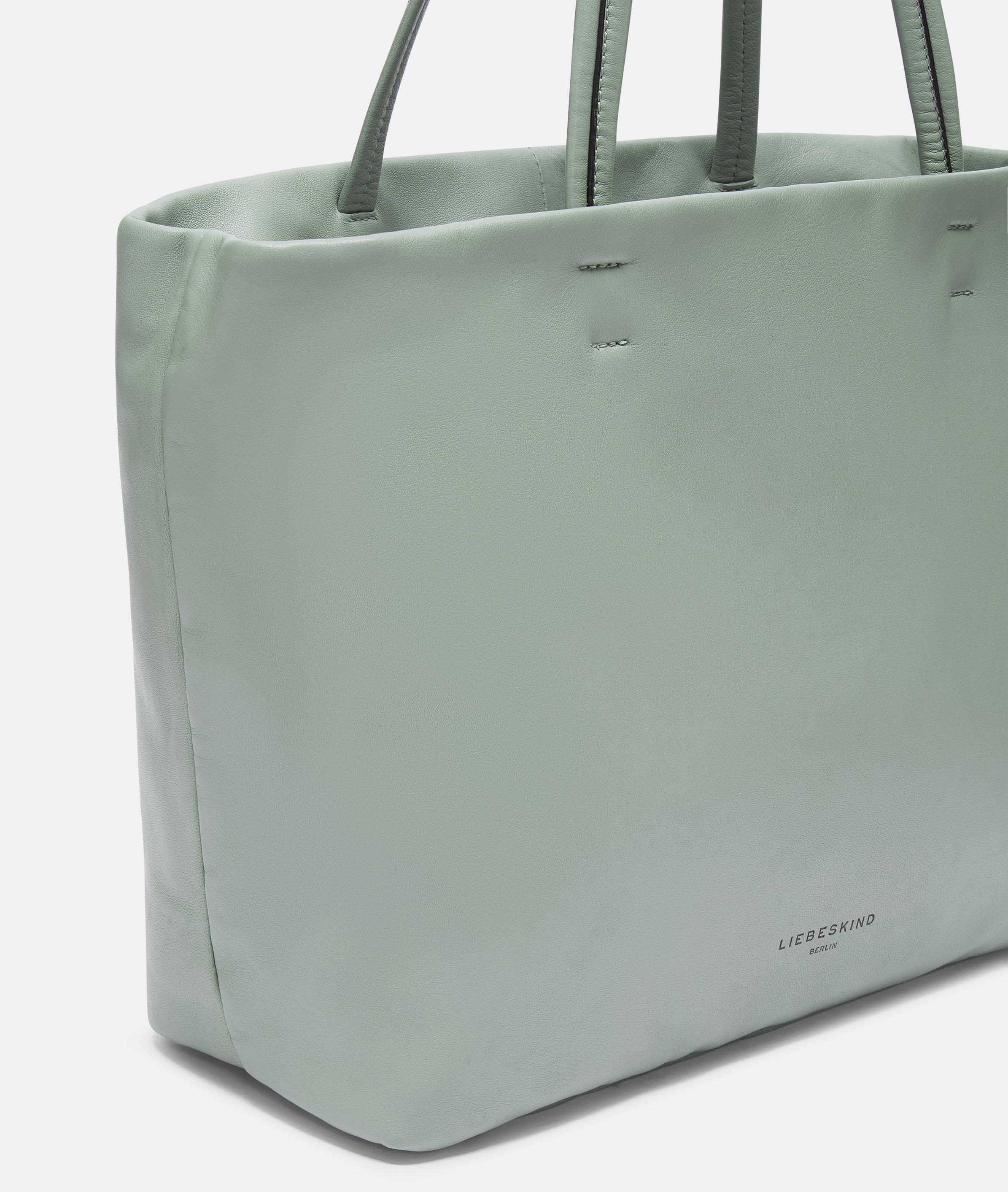 Hera Shopper L in green & cream