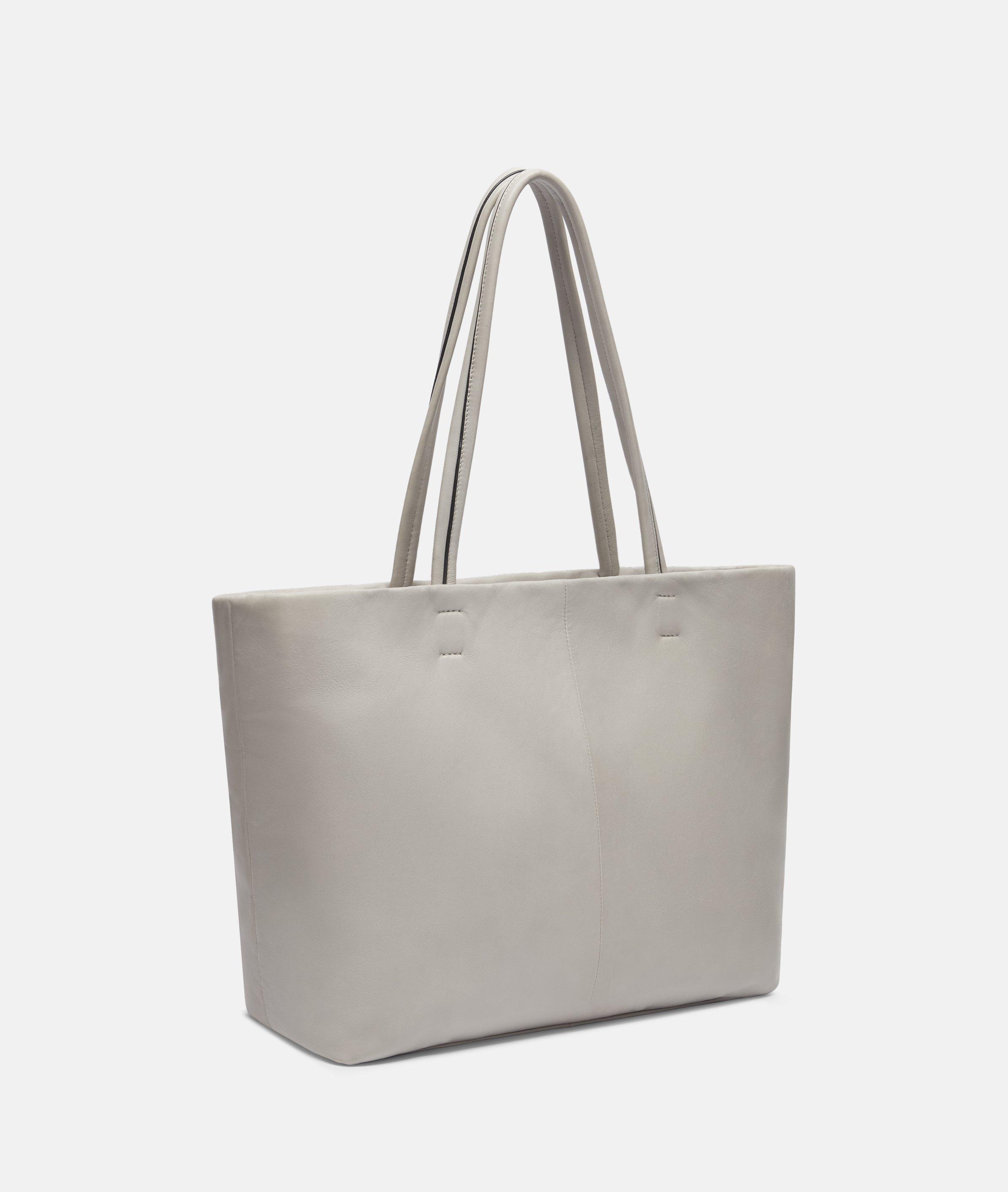 Thumbnail - Liebeskind Berlin - Großer Shopper aus Schafsleder -  grau