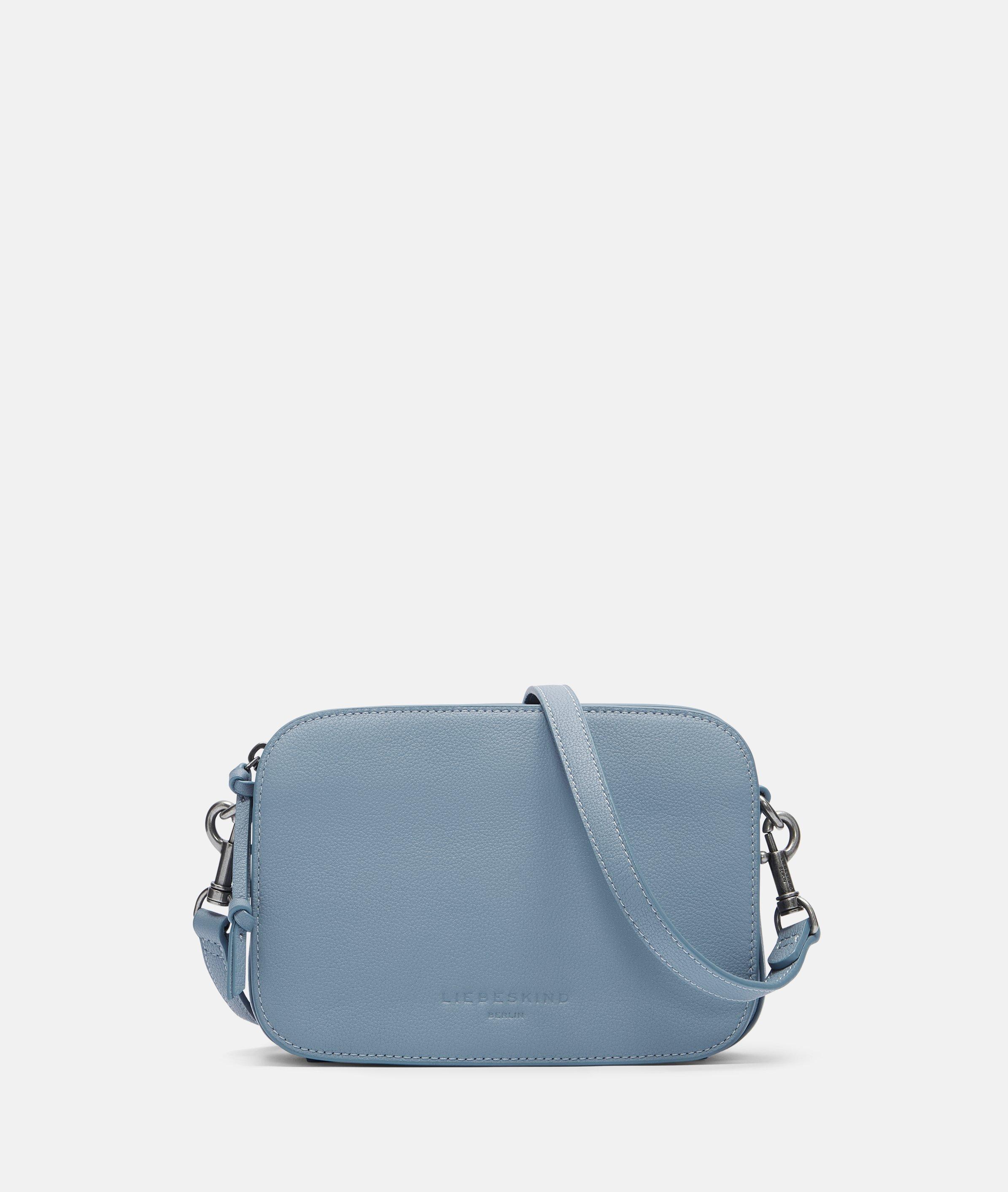 Liebeskind Berlin - Kleine Umhängetasche aus Leder -  blau