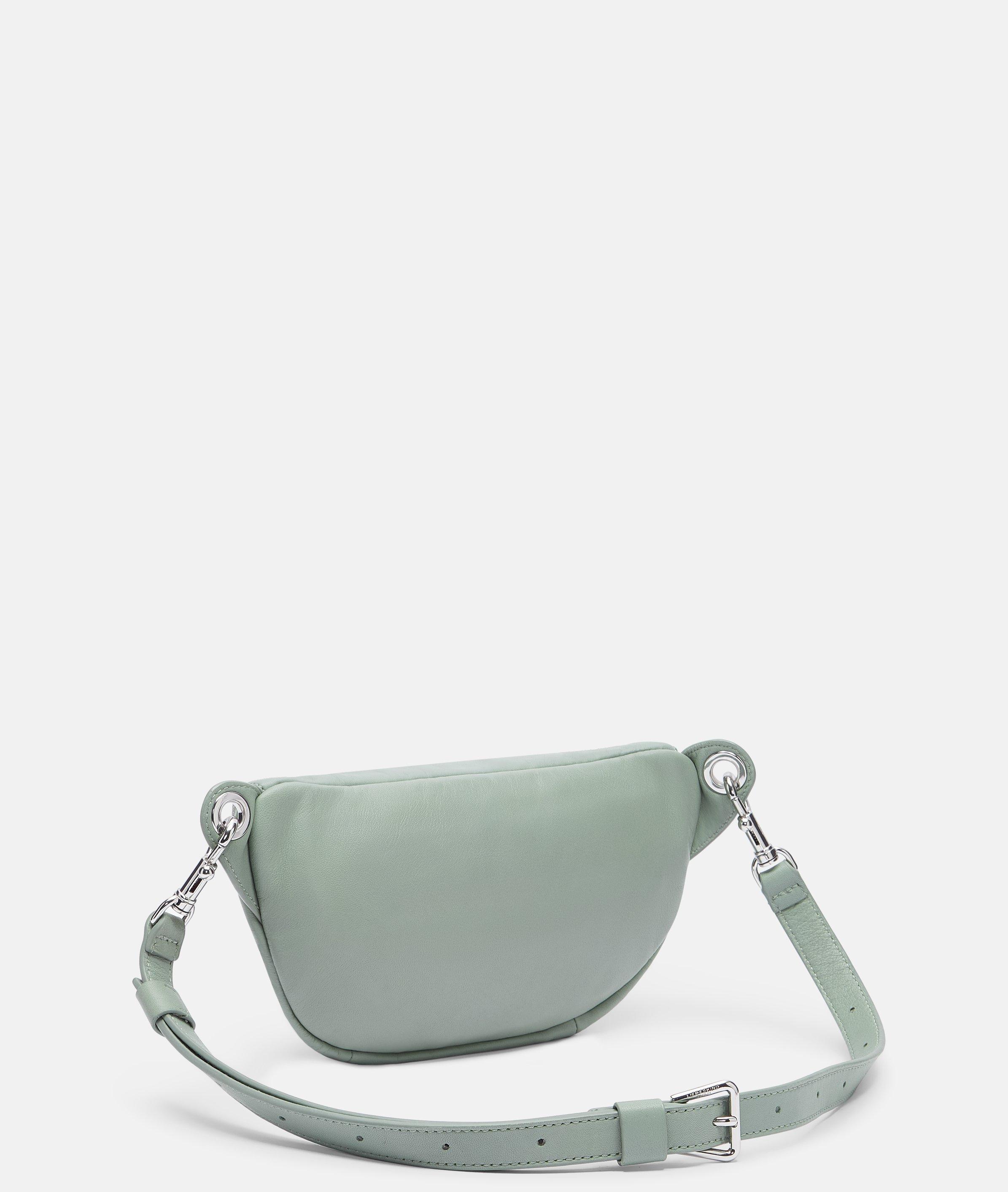 Belt-Bag in green, beige, cream & yellow