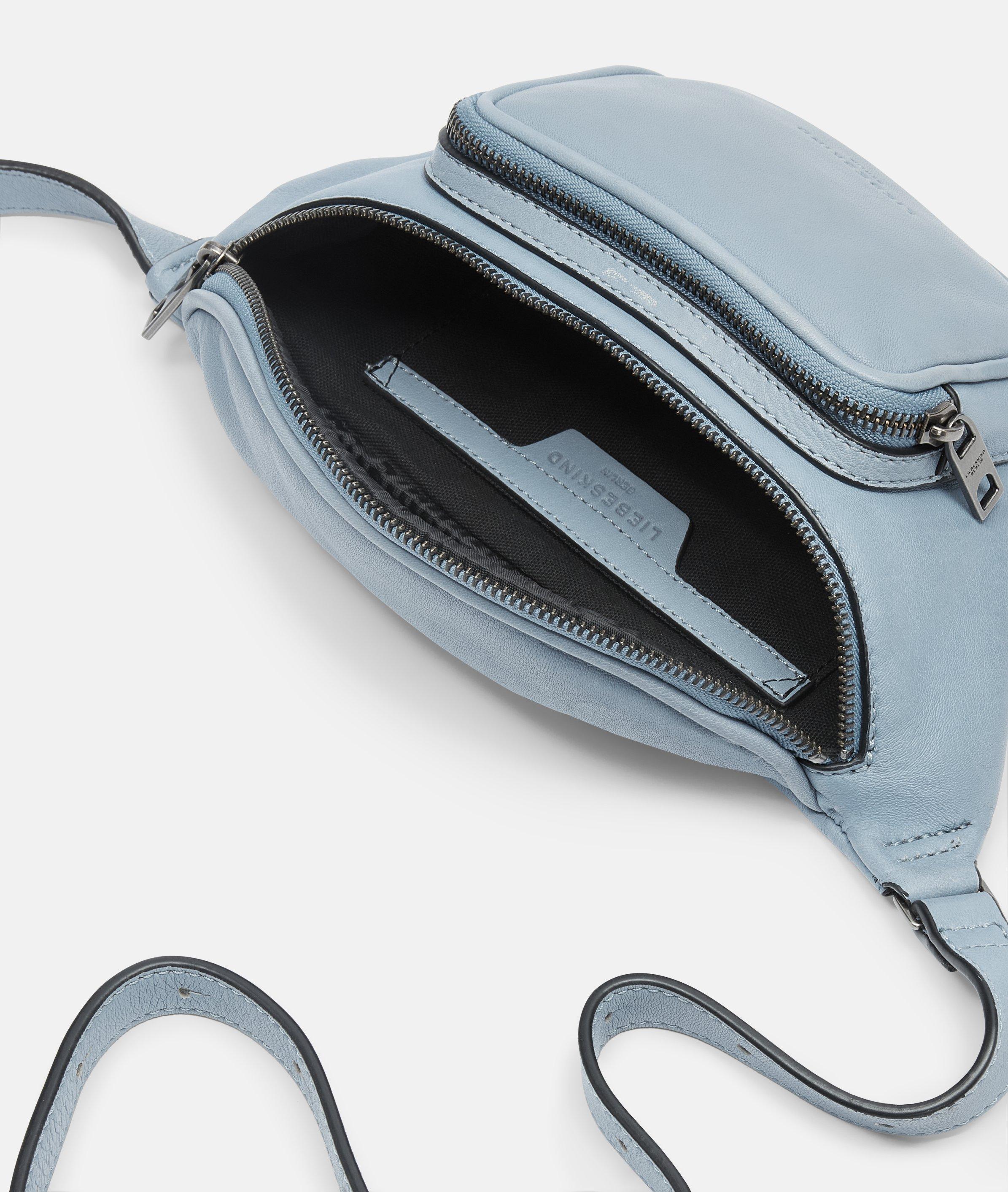 Lila Belt-Bag M in blau, creme, grau, schwarz, grün & beige