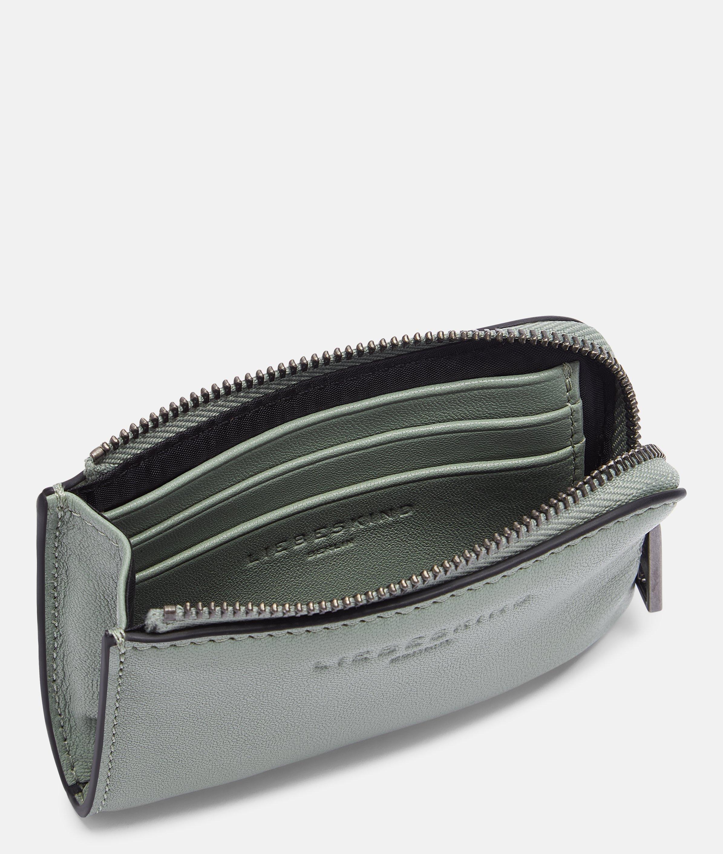 Portemonnee in groen & crème