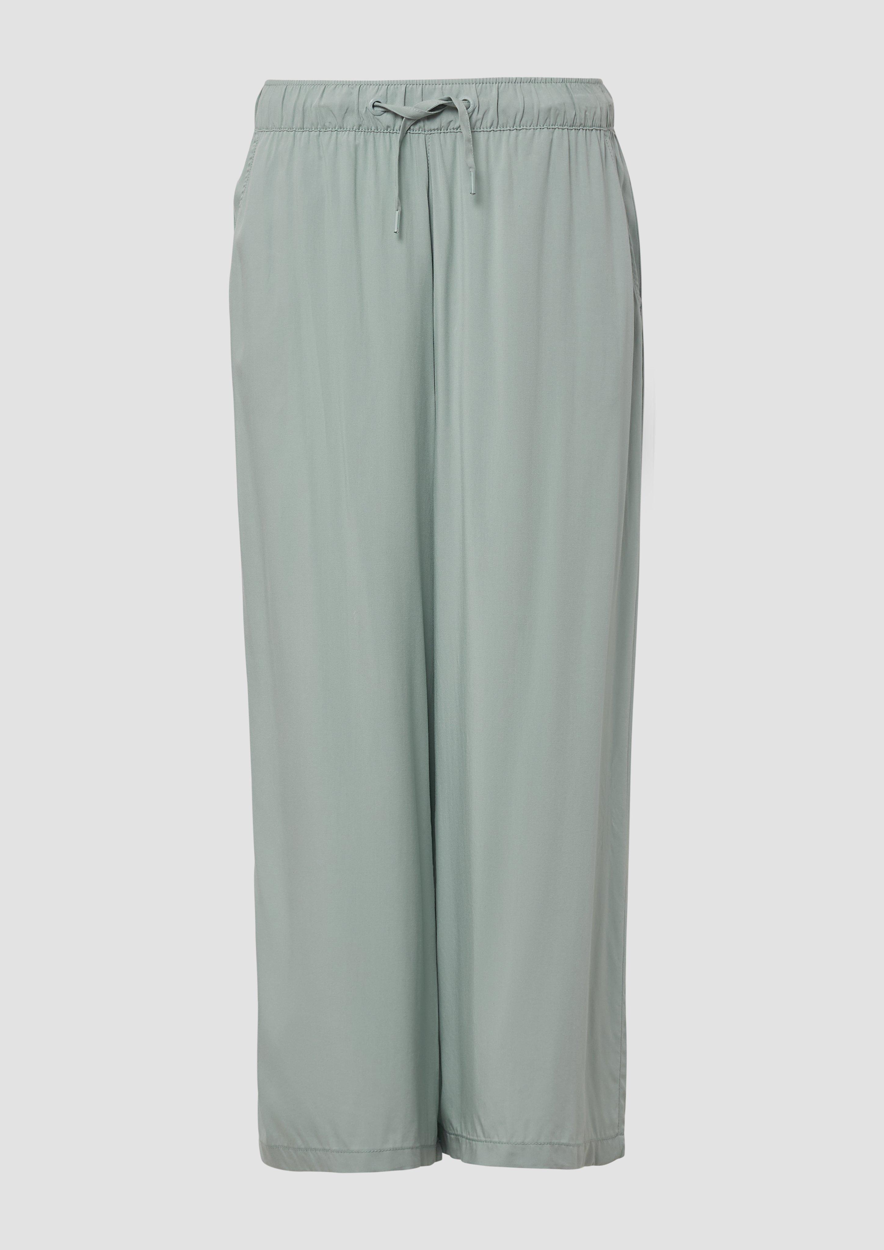 QS - Culotte aus Viskose, Damen, grün