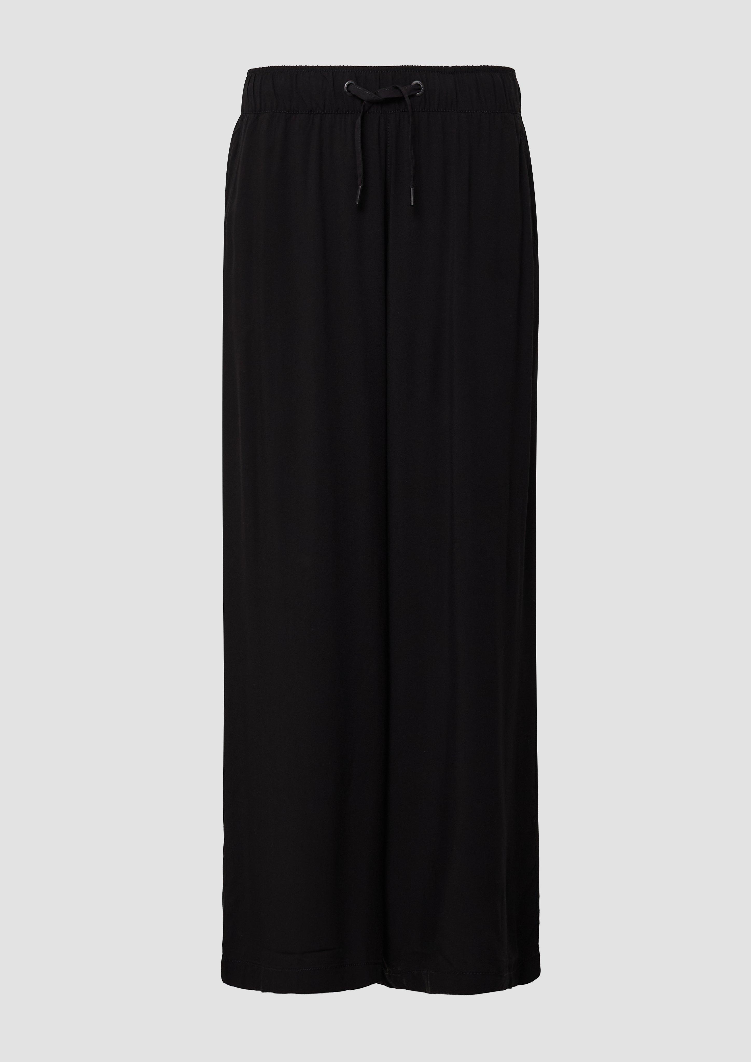 QS - Culotte aus Viskose, Damen, schwarz