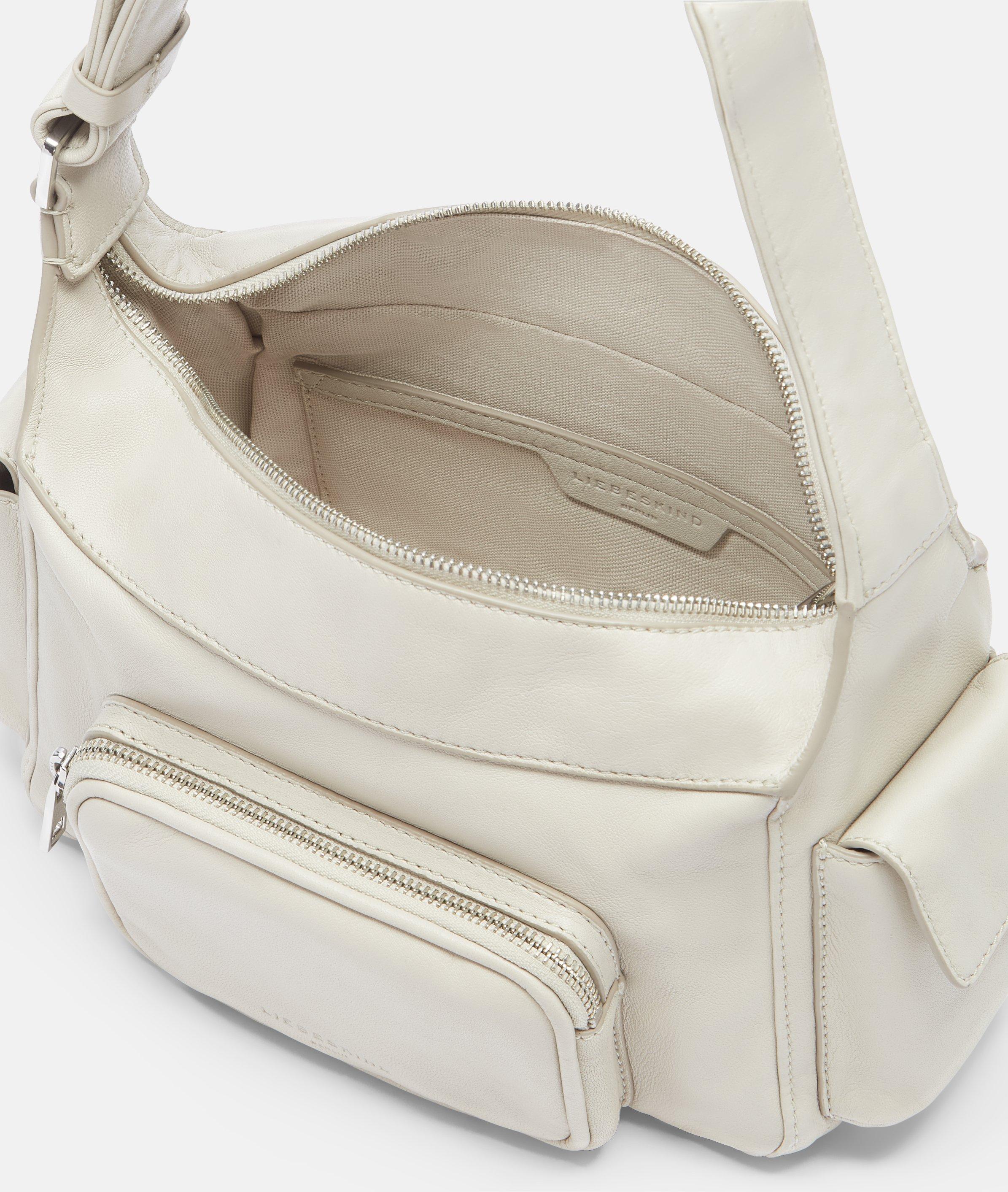 Lila Crossbody S in creme, grau, schwarz & grün