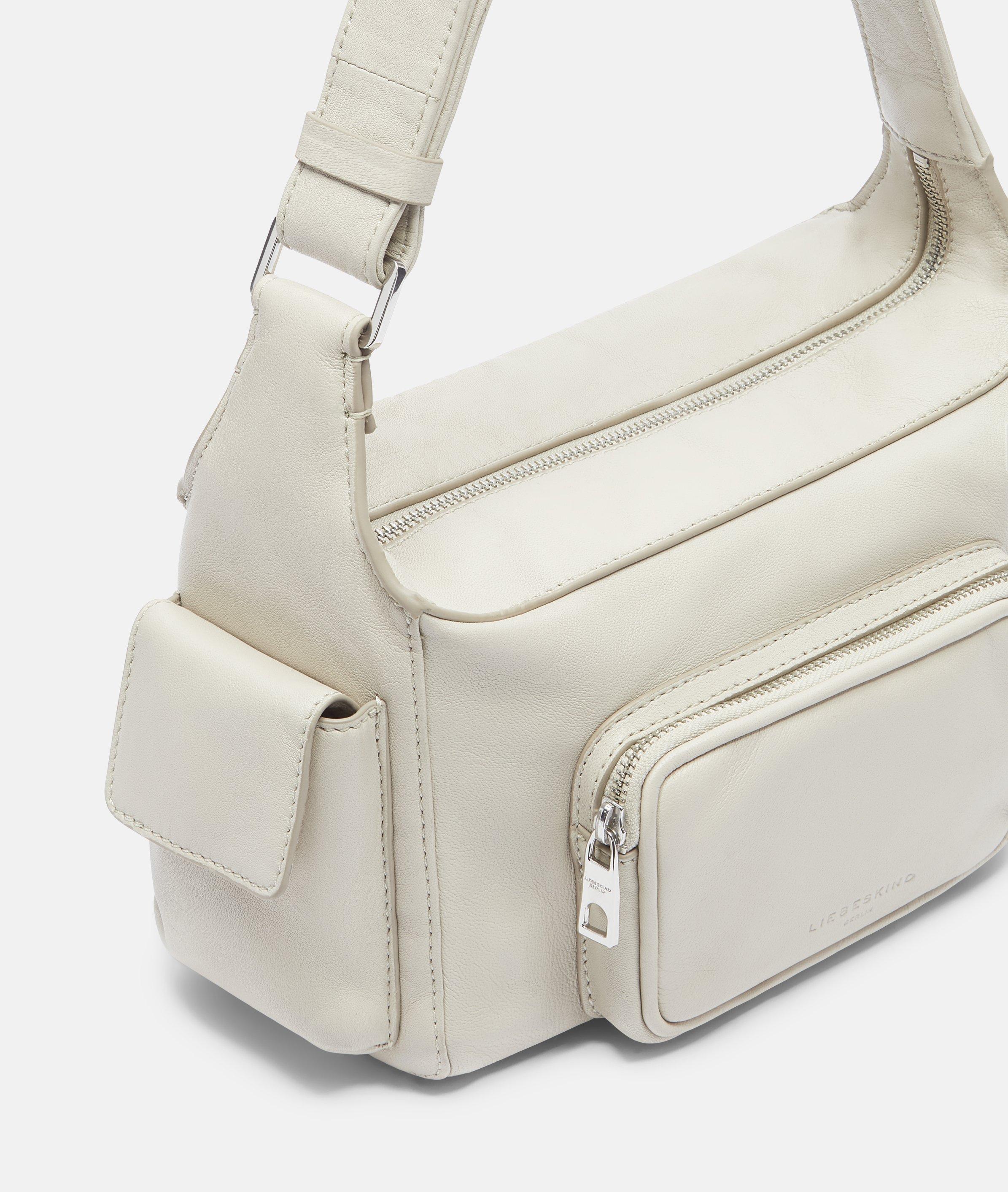 Lila Crossbody S in creme, grau, schwarz & grün