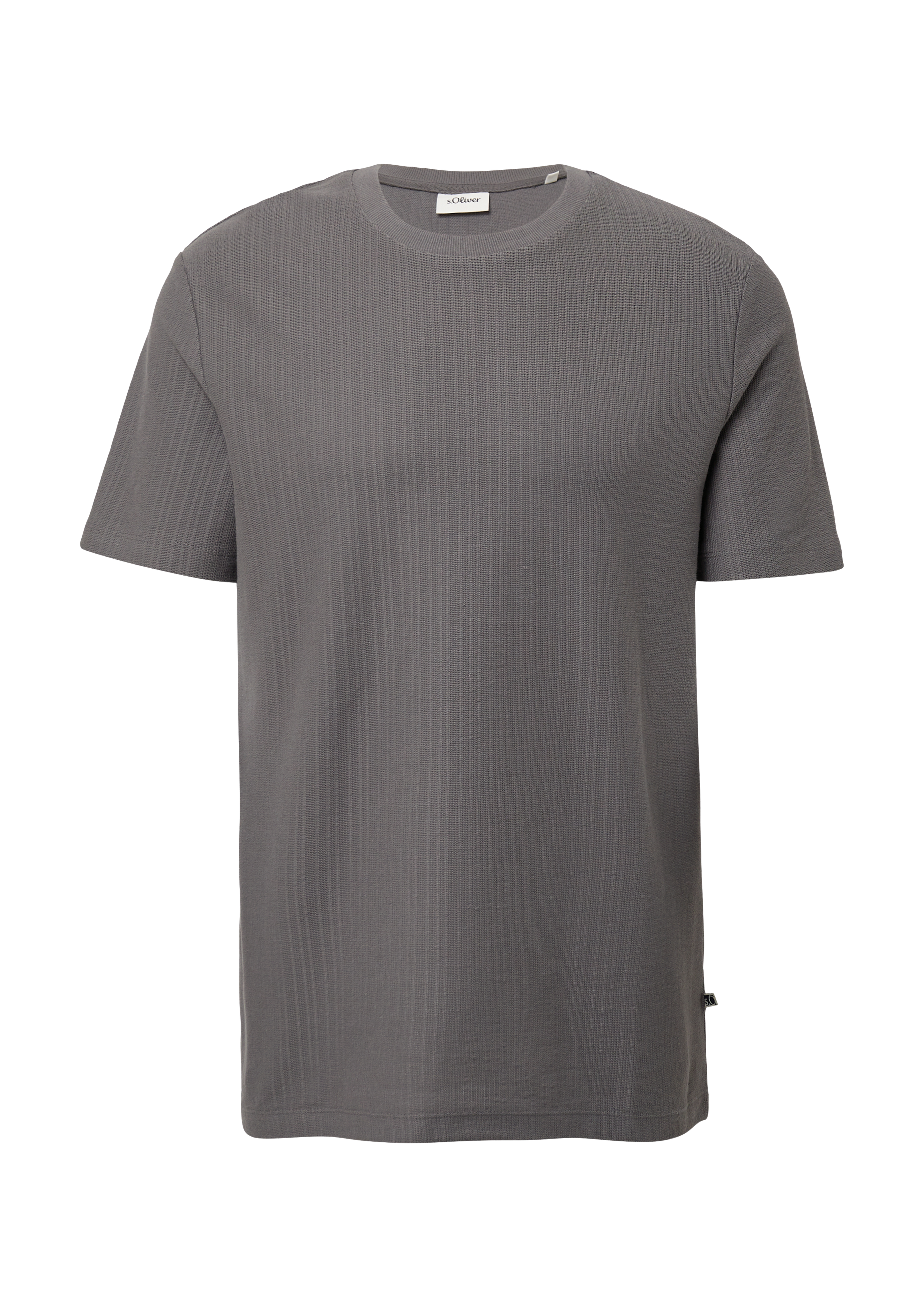 Katoenen shirt van gestructureerde jersey